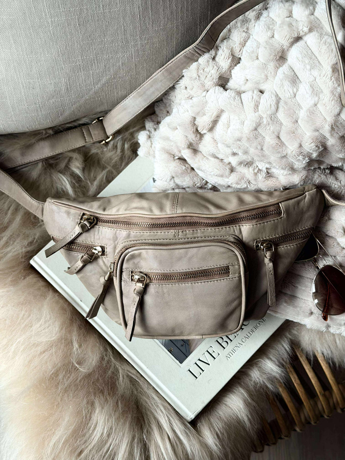 Sac banane – VINTAGE beige