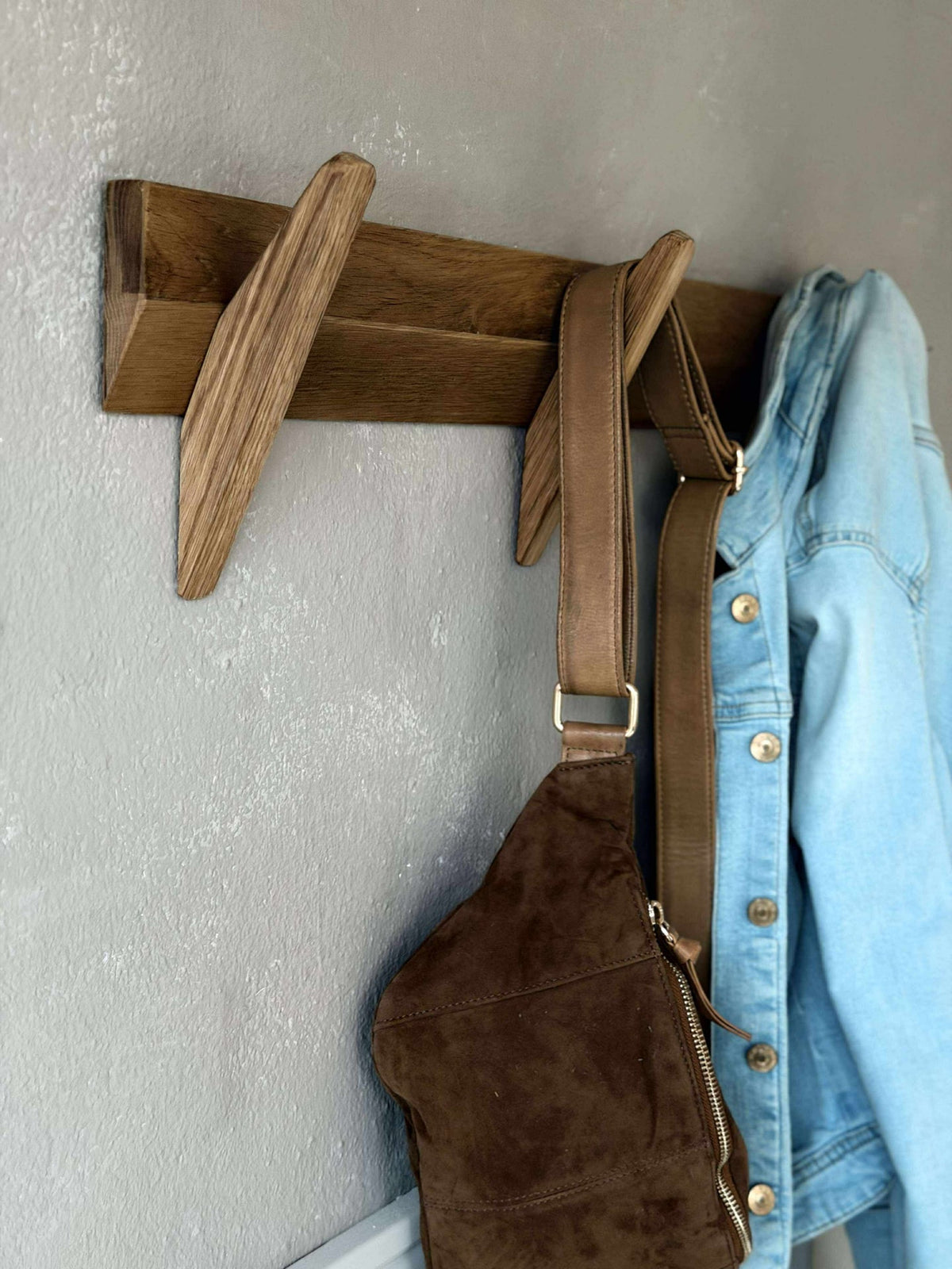 Patère - Chêne 3 hooks