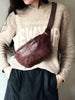 Sac banane JUNE - Nouveau cognac foncé