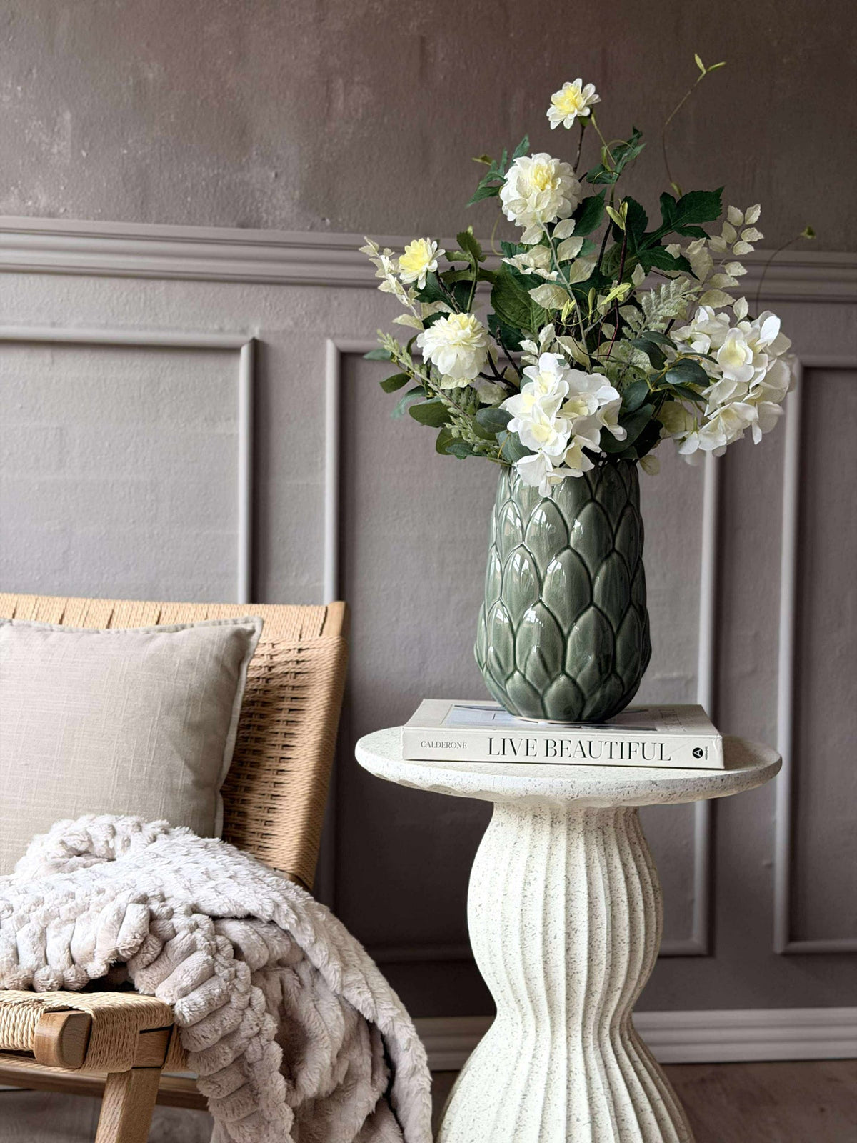 Vase grès - Vert