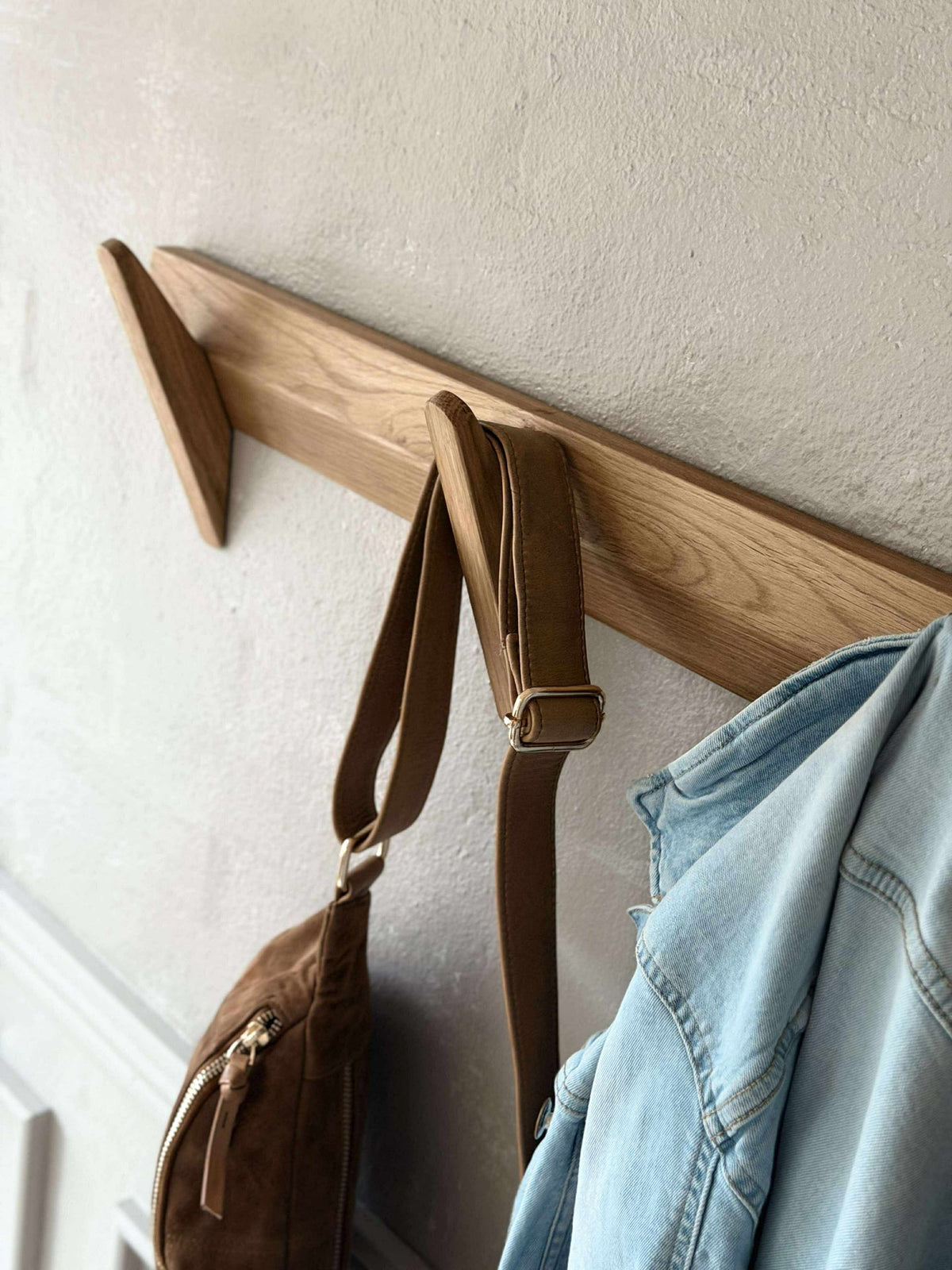 Patère - Chêne 3 hooks