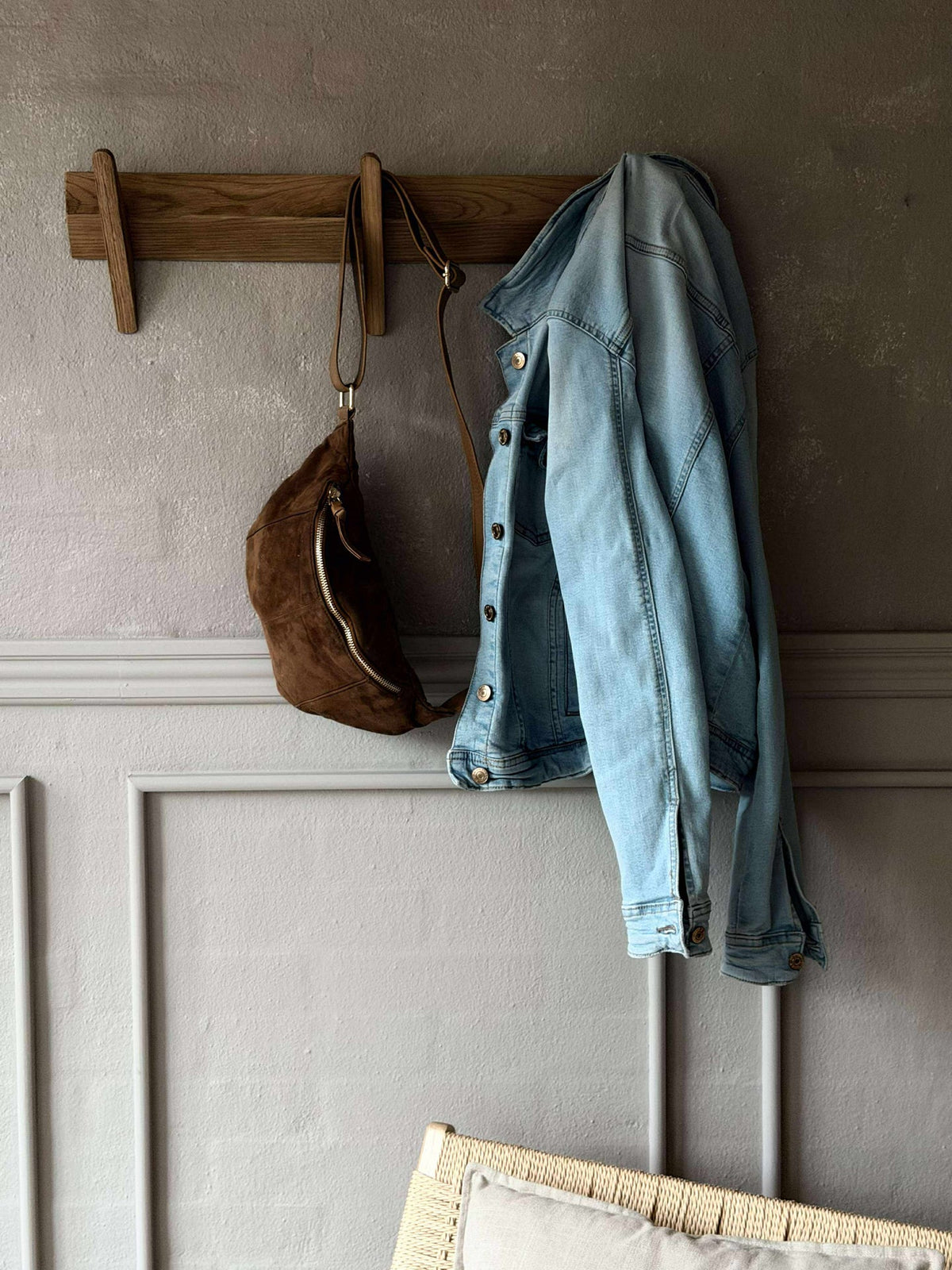 Patère - Chêne 3 hooks
