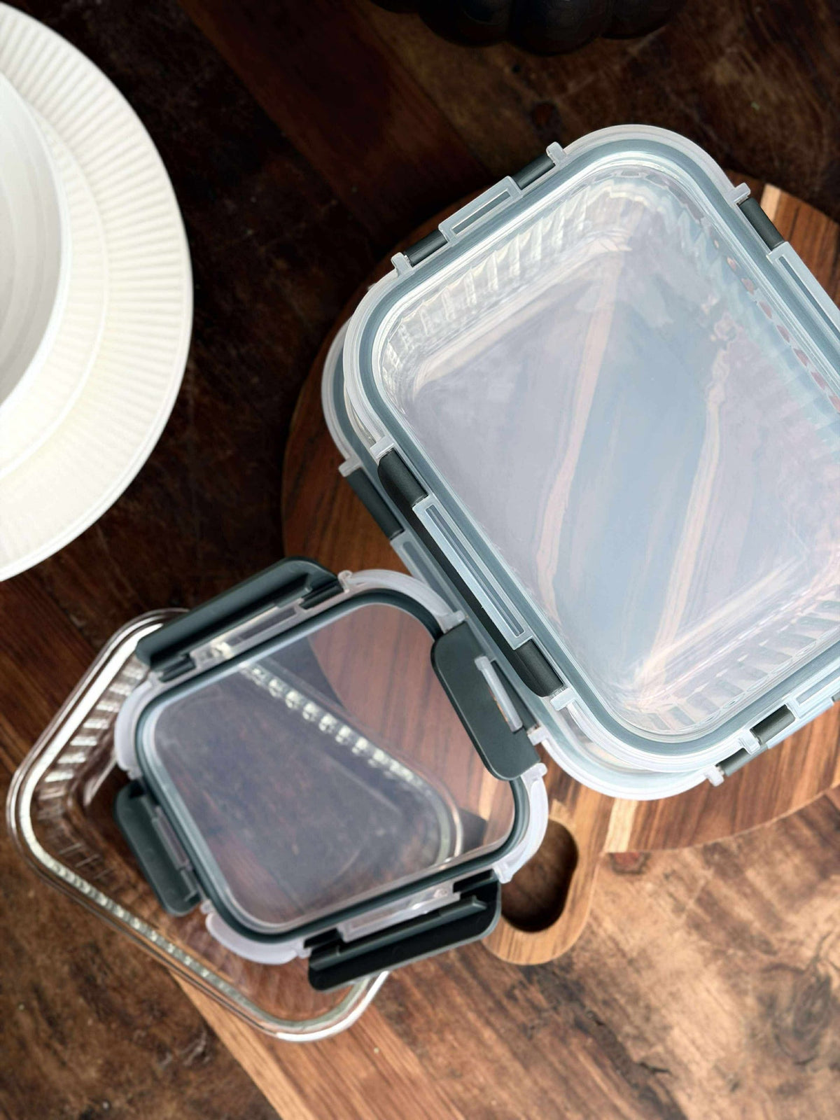 Boîtes de conservation en verre - 3 pcs
