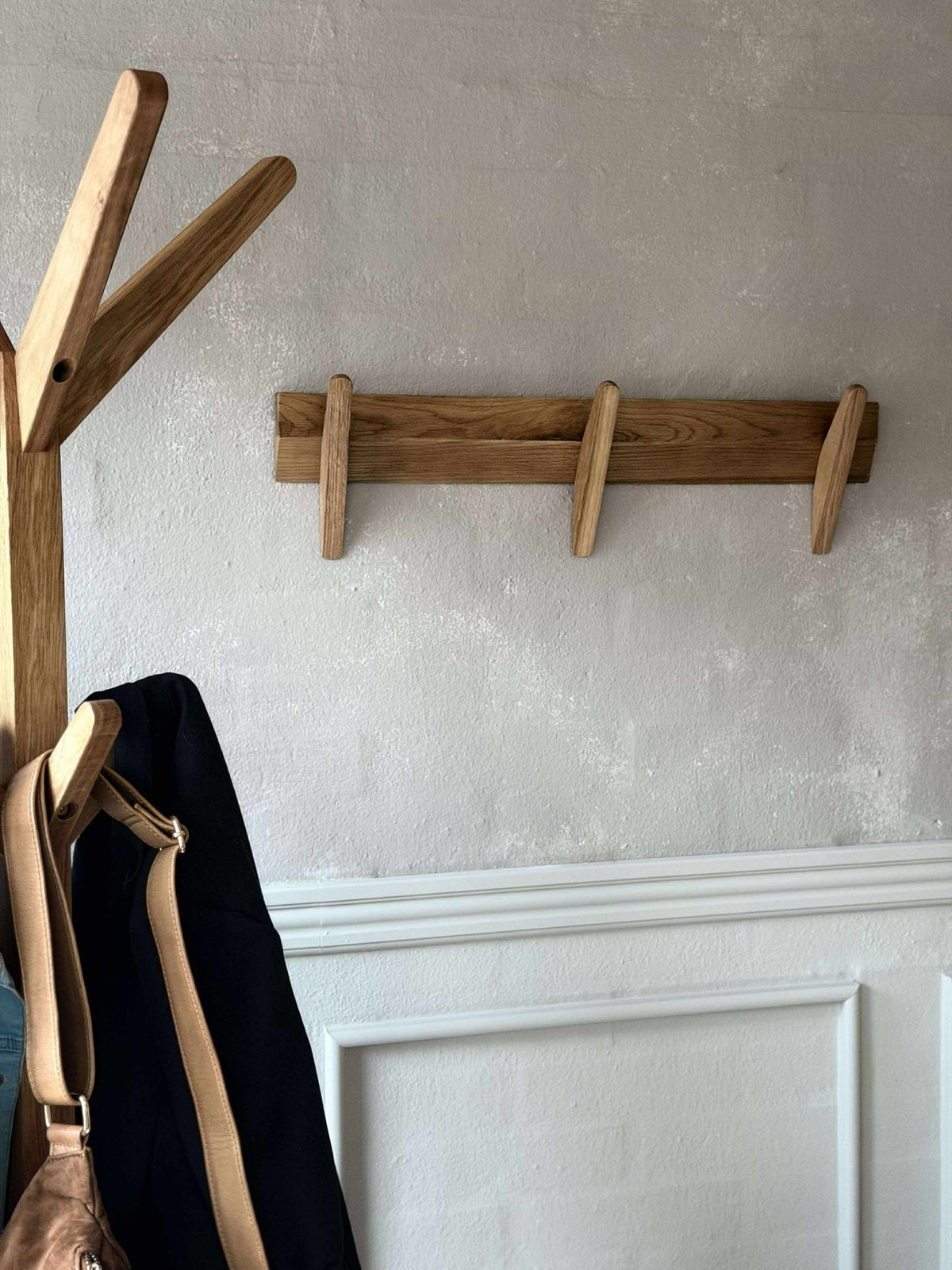 Patère - Chêne 3 hooks