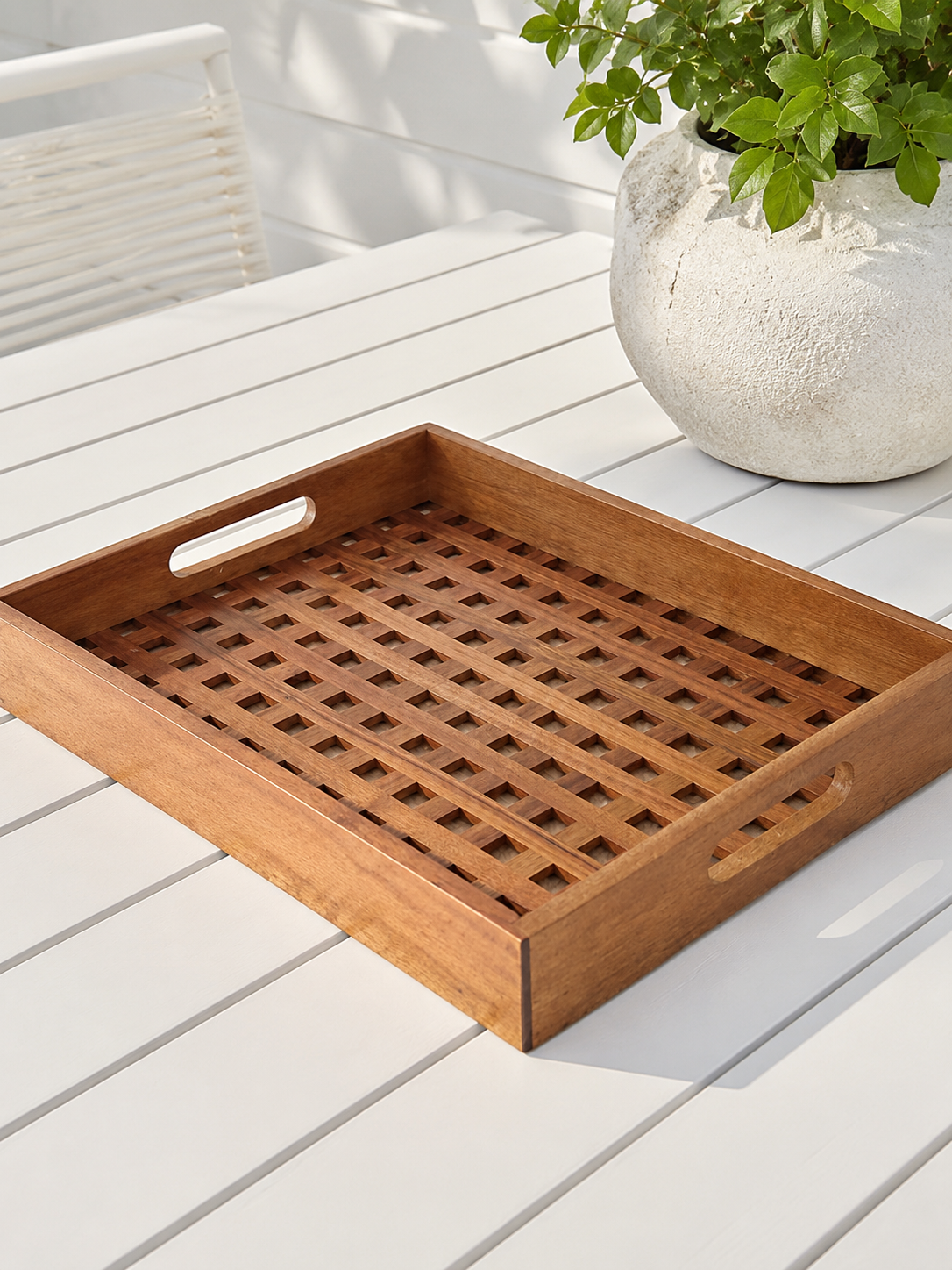 Plateau grille - Acacia
