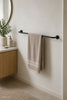 Porte-serviettes en acier inoxydable - Black