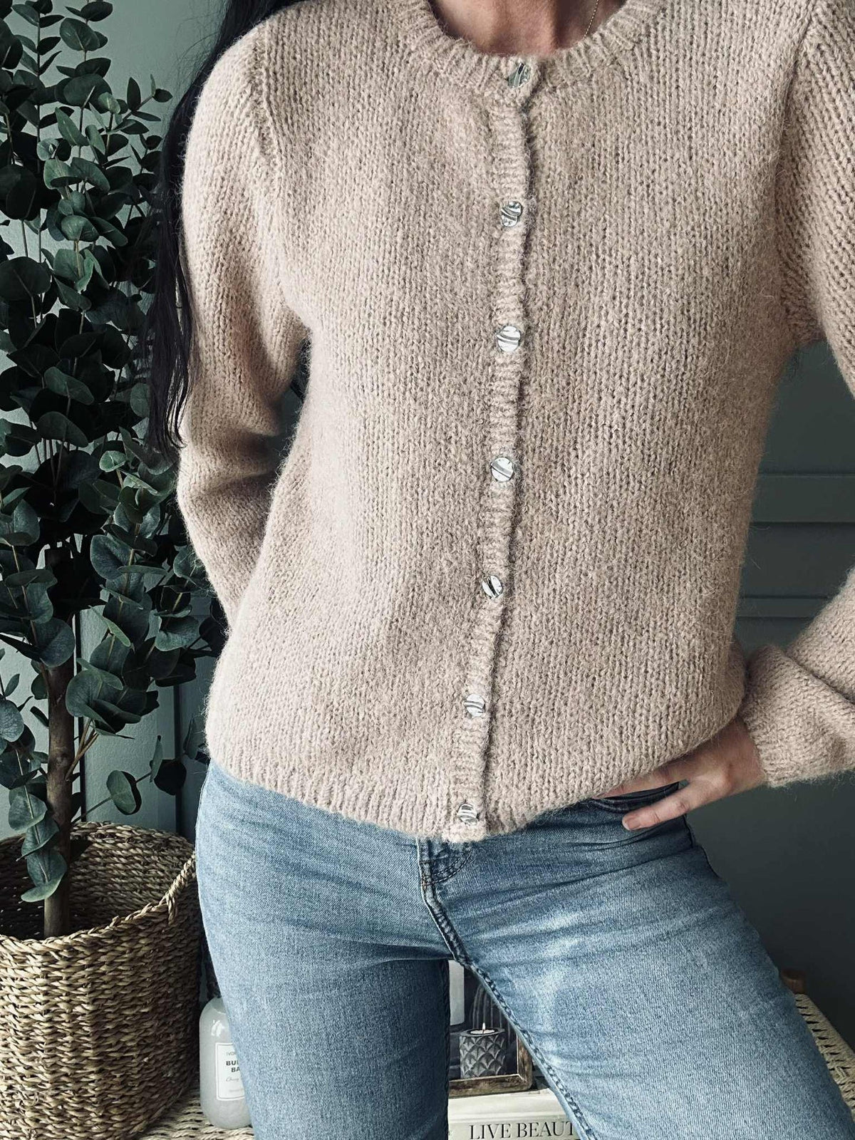 Gilet Sofia - rose poudré