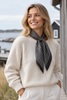 Foulard carré - Black strib
