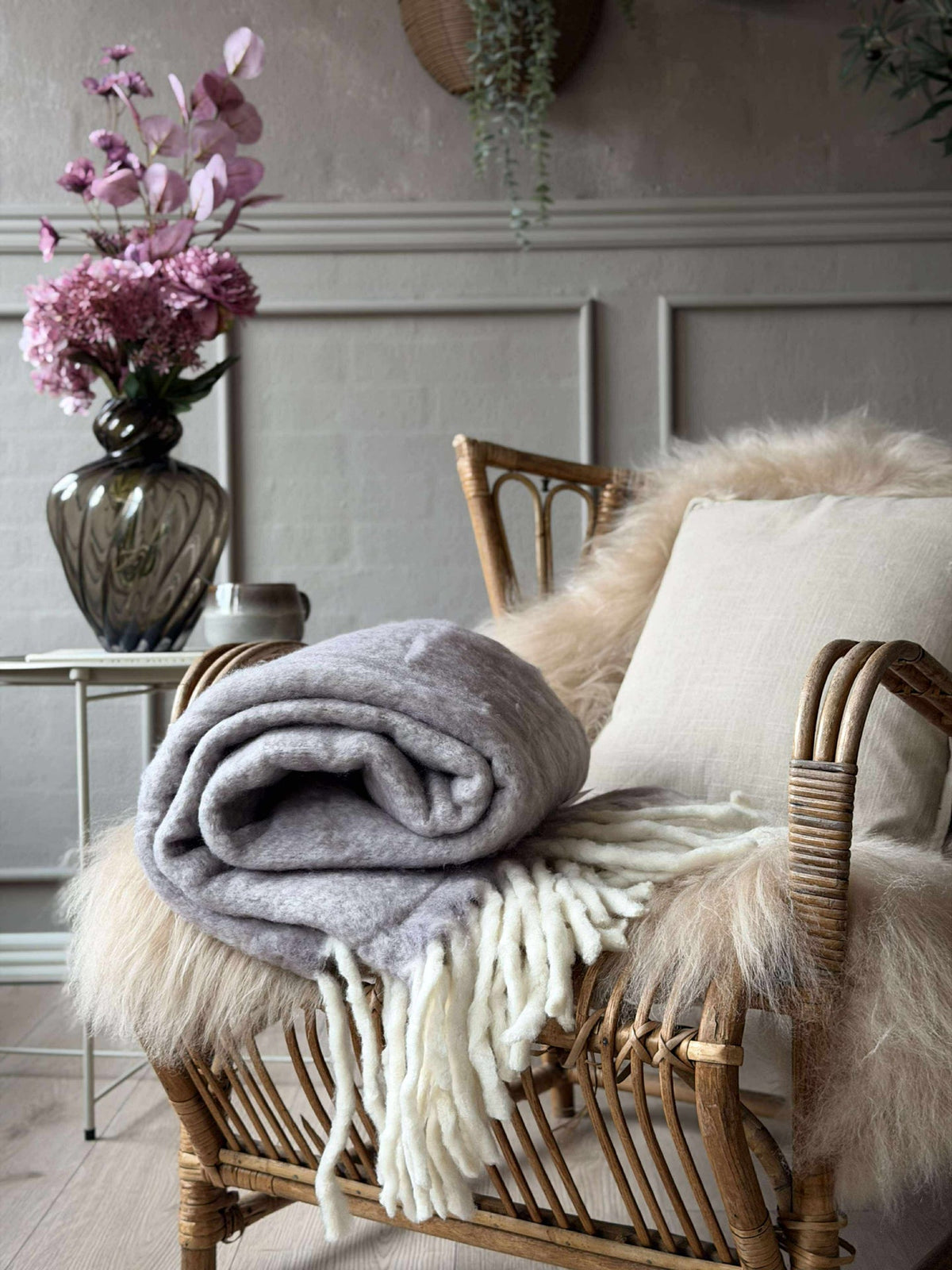 Joli plaid chaud – Lavande
