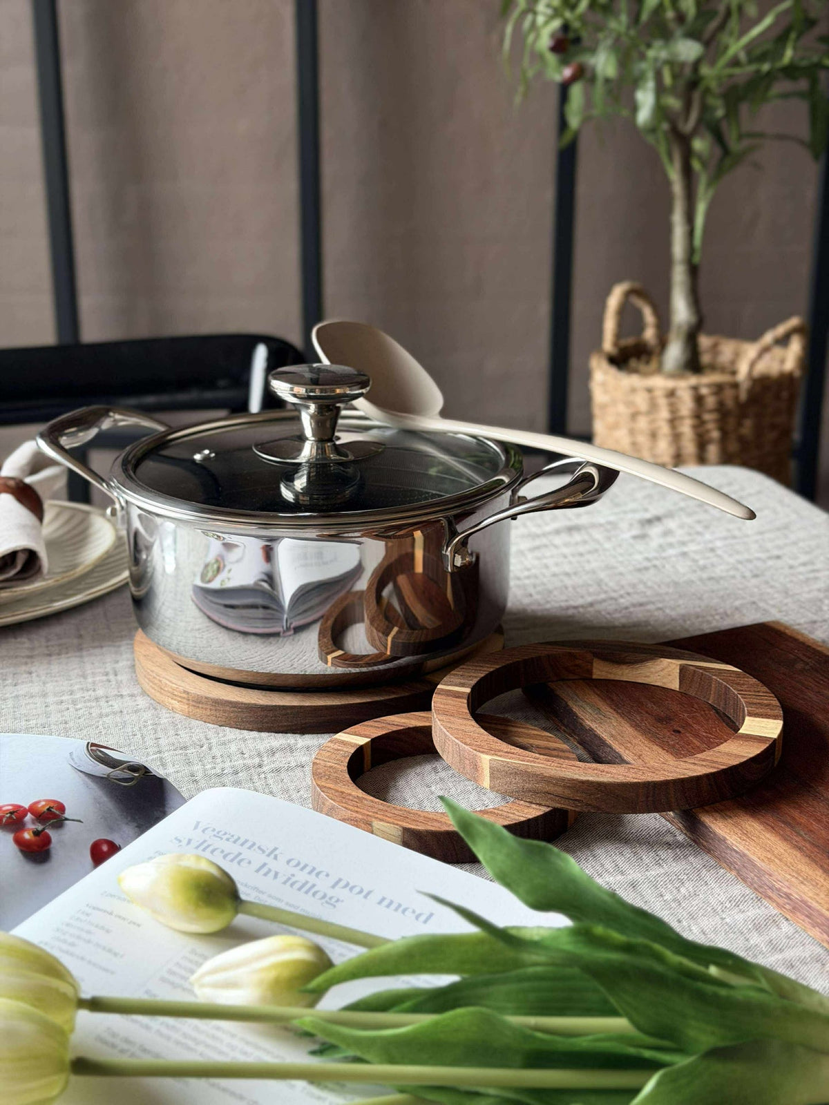 Dessous de plat wood
