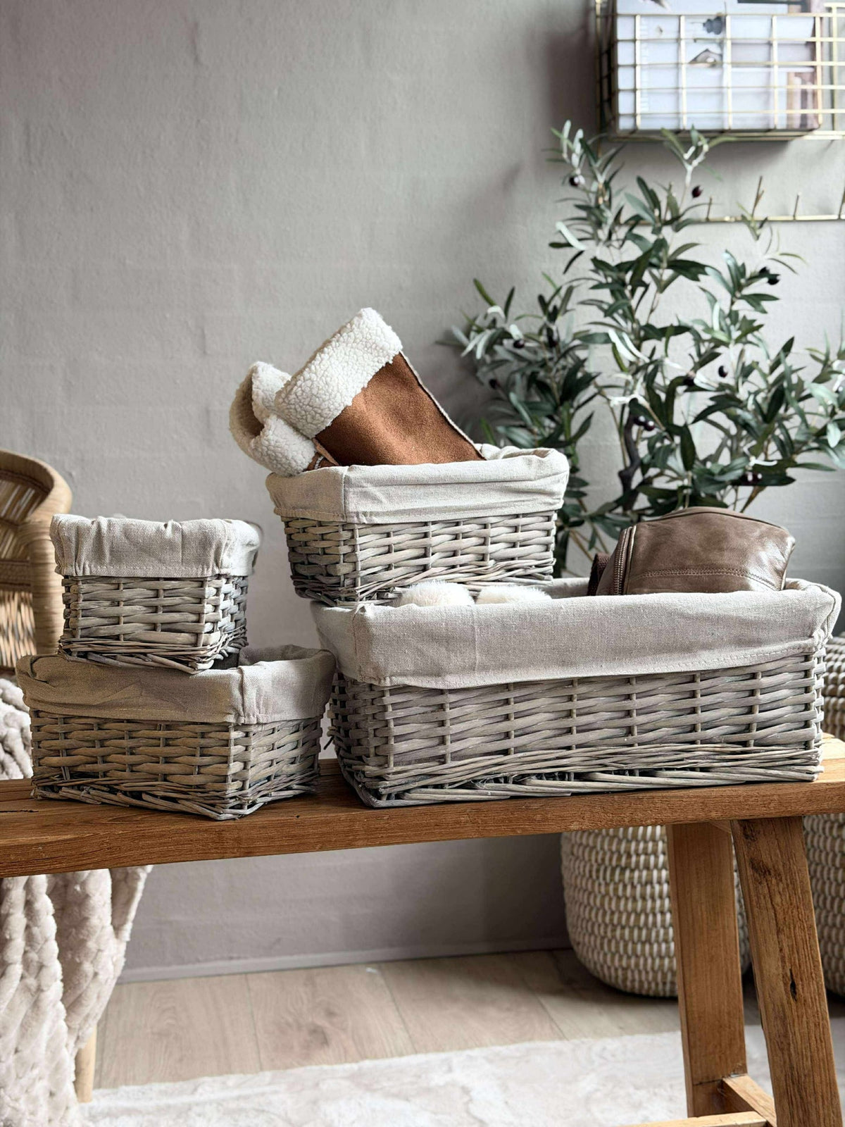 Paniers de rangement - Lot de 4