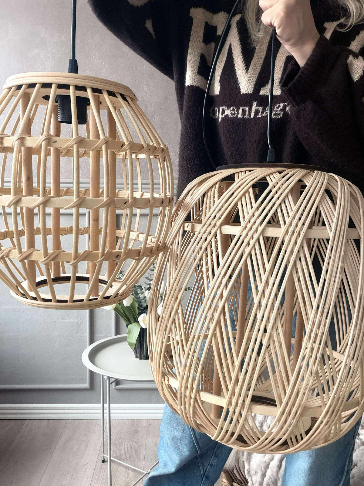 Lampe Bambou - Dia 28 cm