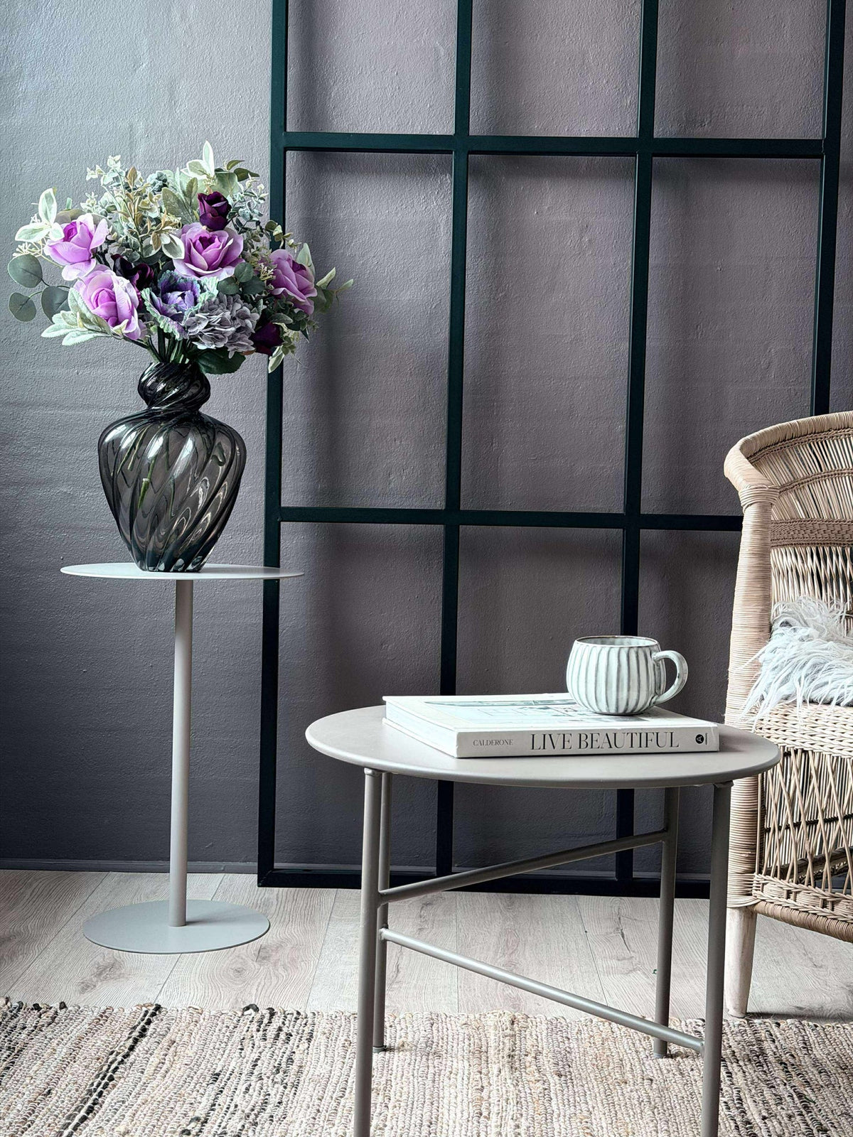 Table d’appoint - Métal sable