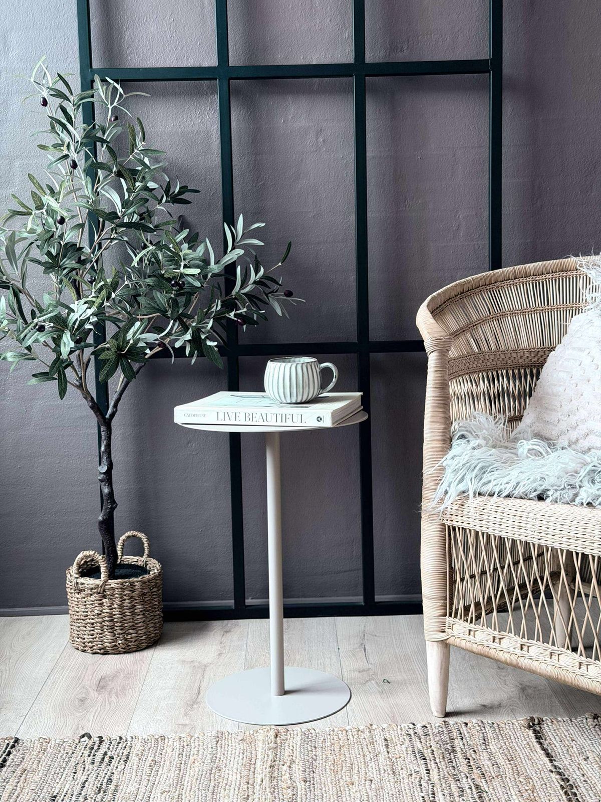 Table d’appoint - Métal sable