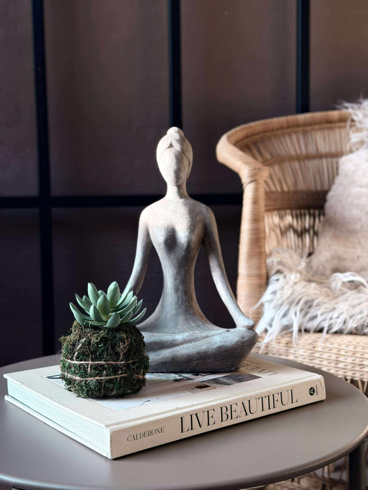 Boule de mousse succulente Blomst