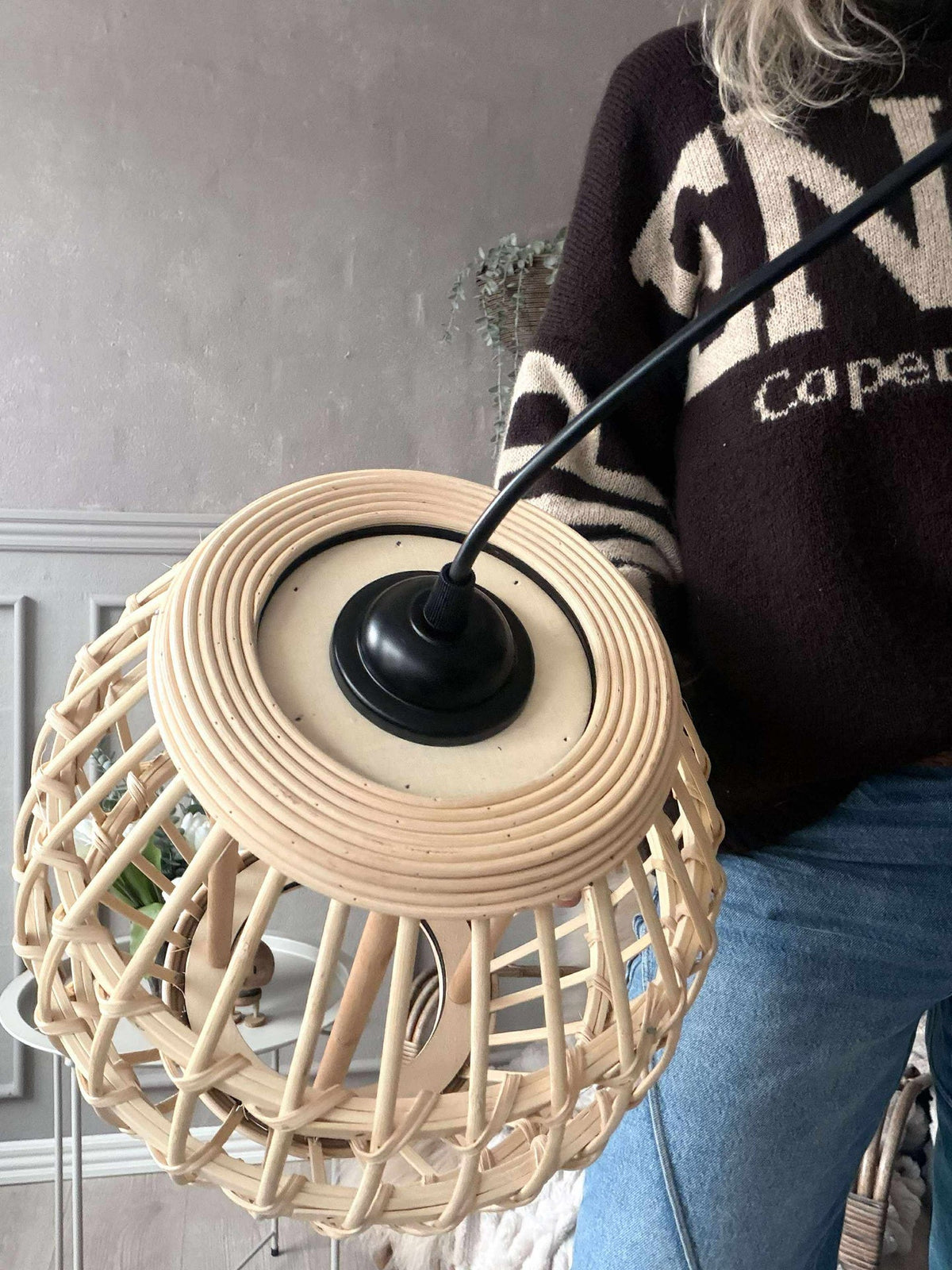 Lampe Bambou - Dia 28 cm
