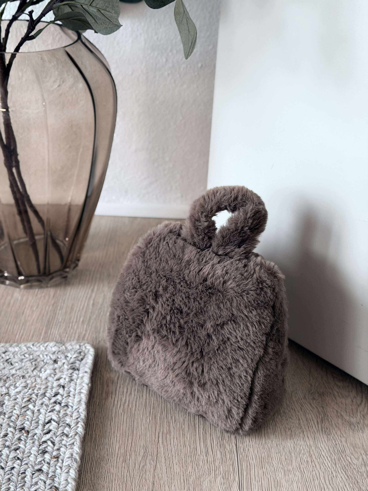 Cale-porte en peluche - Plusieurs couleurs