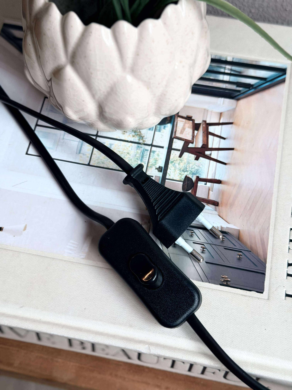 Lampe de table - Métal gris