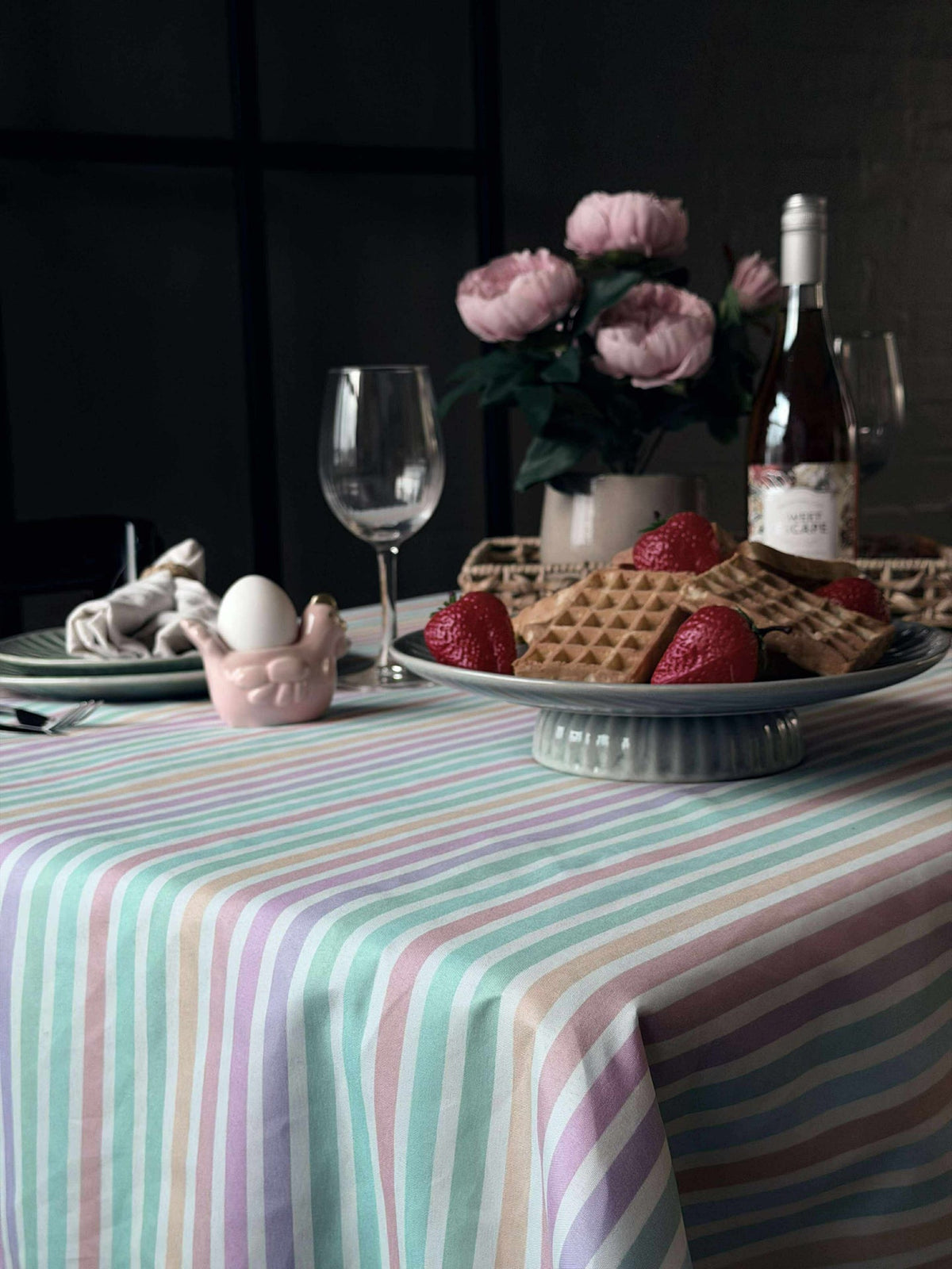 Nappe - Rayure pastel
