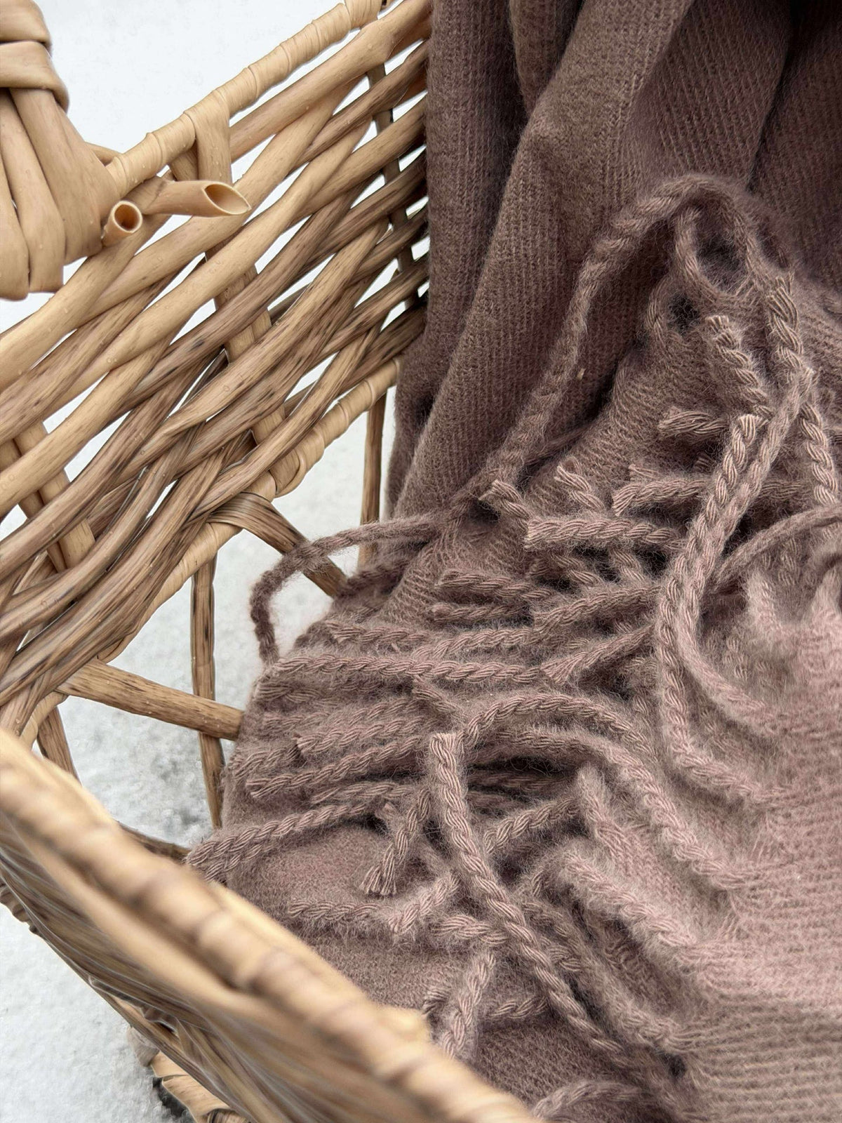 Foulard Mocca brun