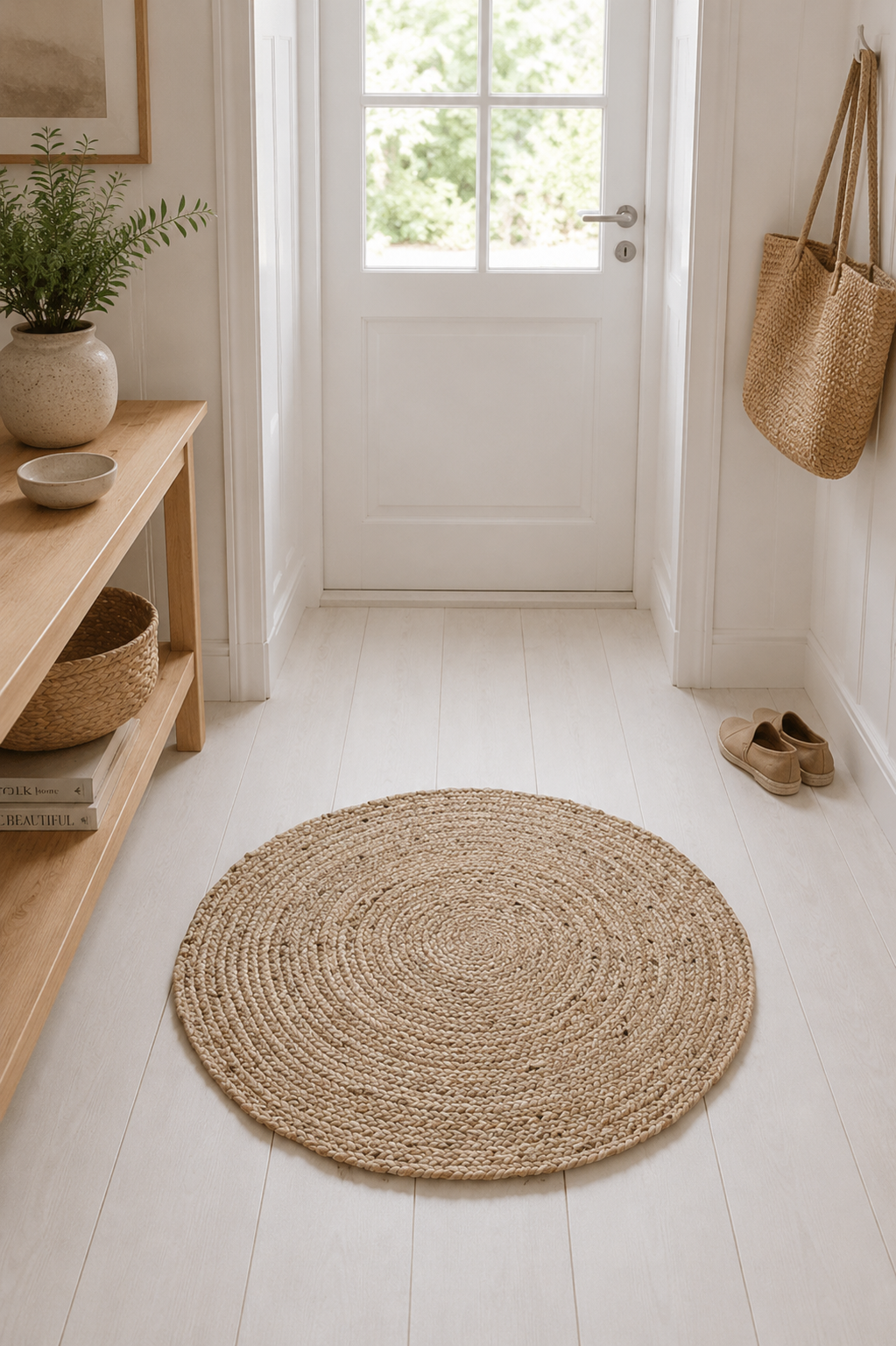 Tapis en jute - Ø 80 cm