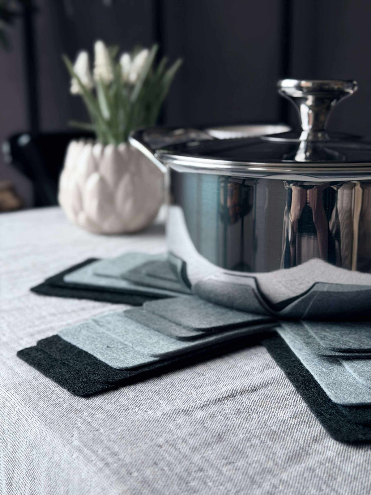 Protège-casseroles / poêles - Lot de 6 pièces