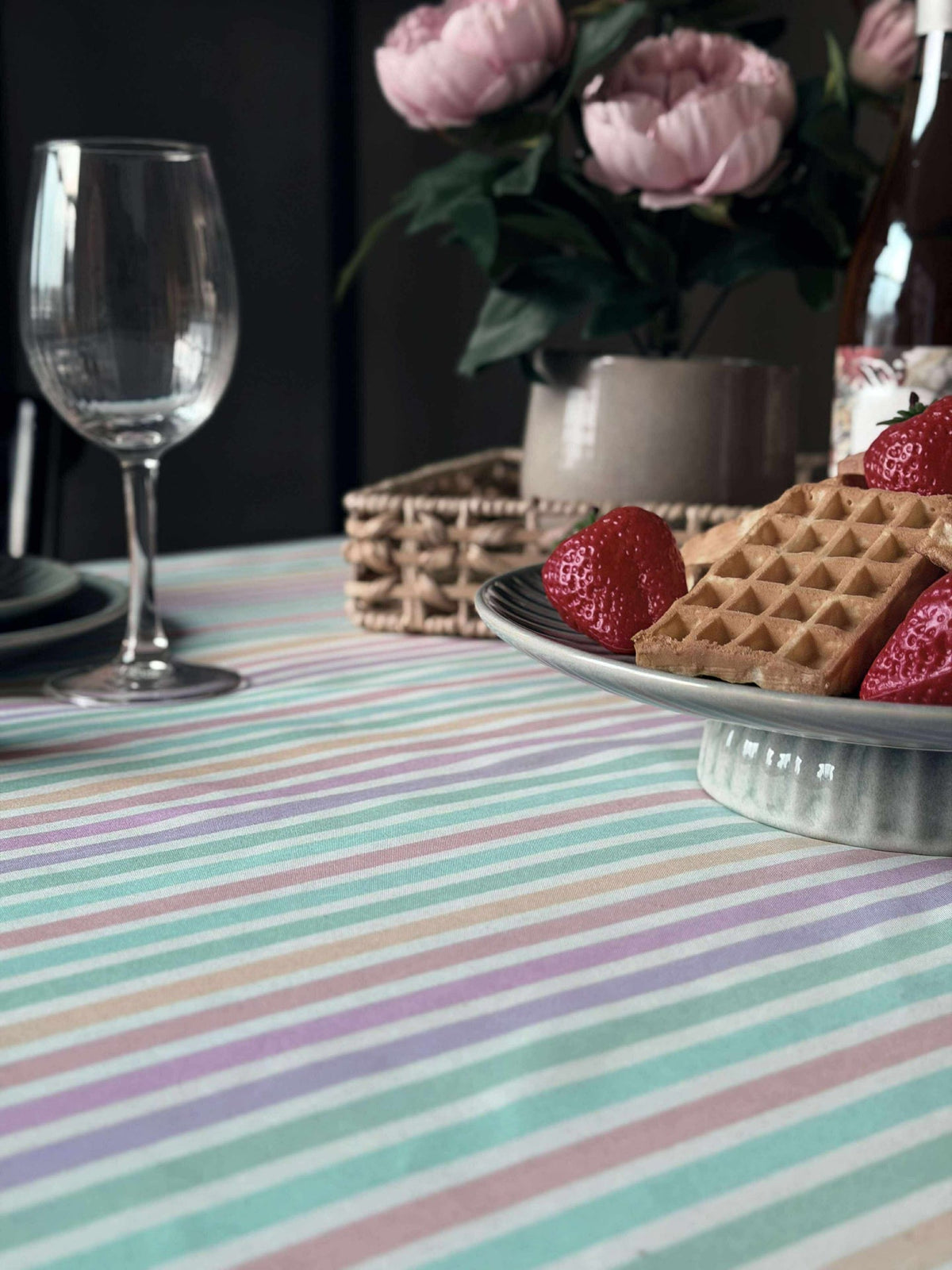 Nappe - Rayure pastel