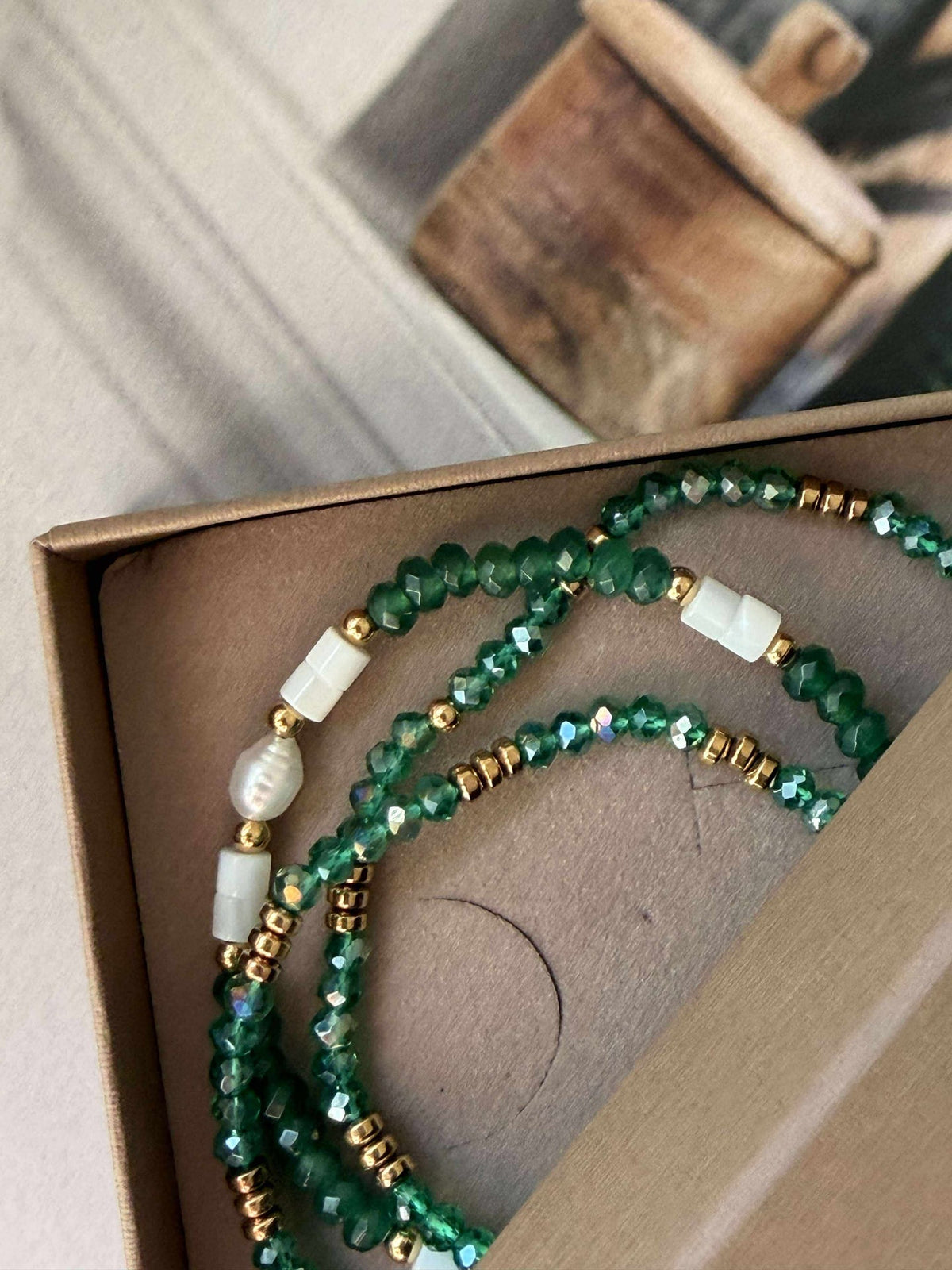 Bracelets Sarabella Emerald – Lot de 3