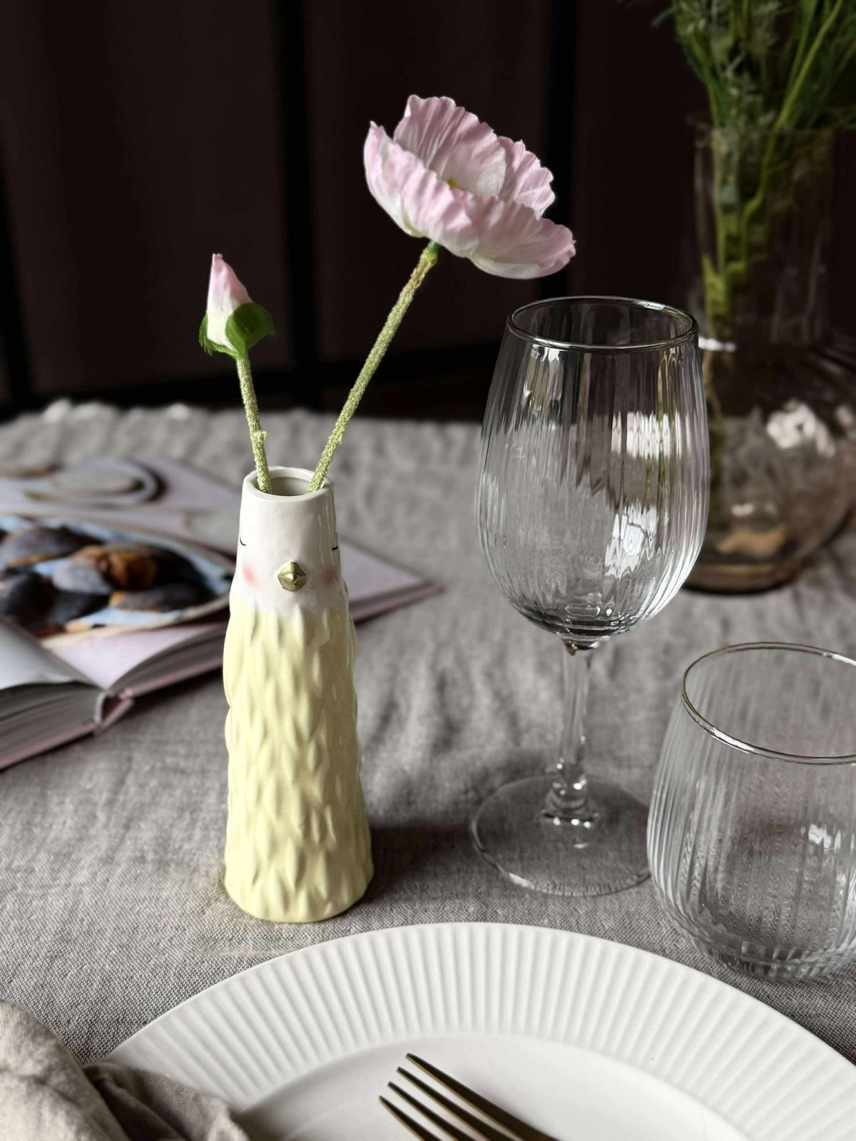 Vase - Jaune en plusieurs tailles