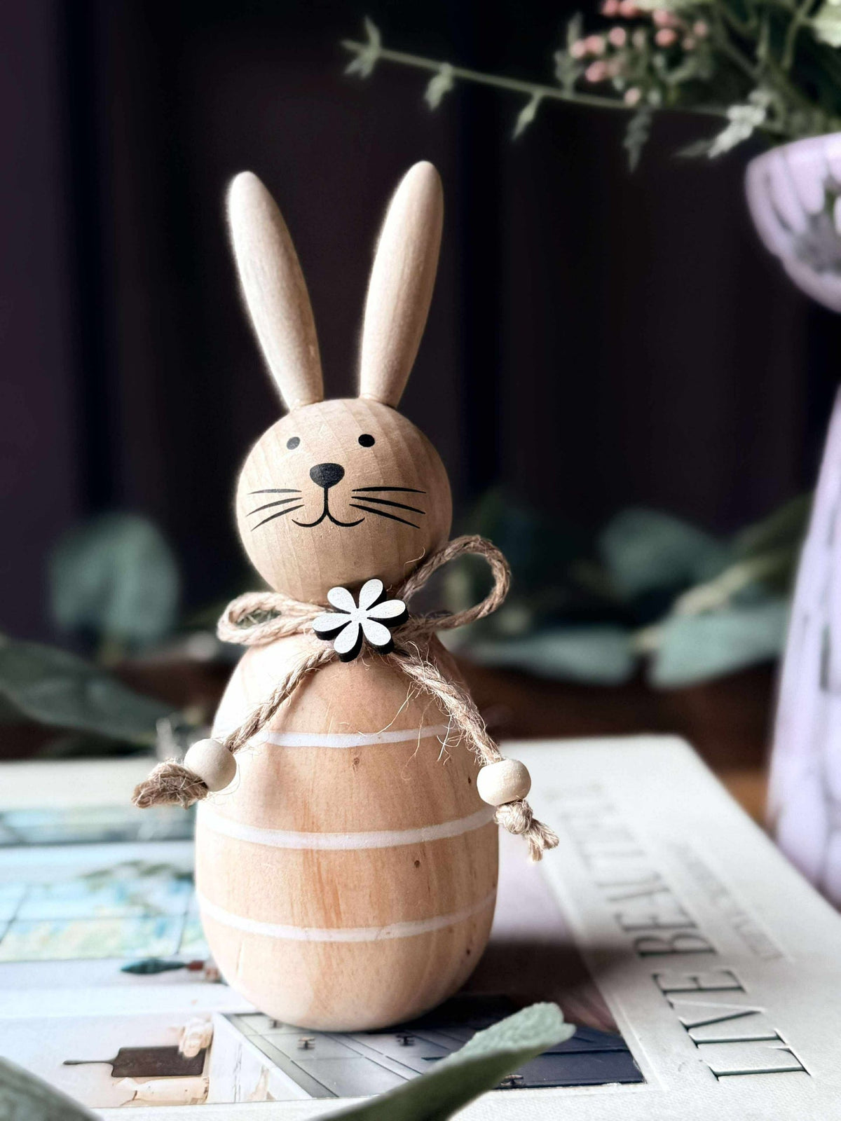 Lapin de Pâques wood - plusieurs tailles