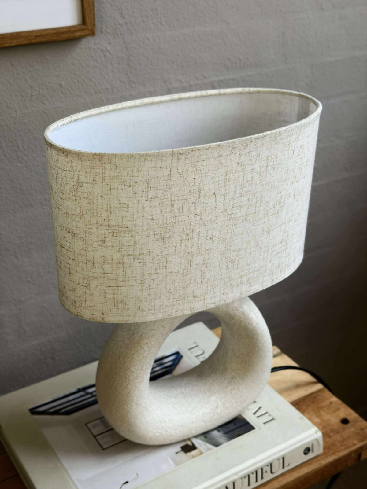 Lampe de table STONEWARE - Naturel clair