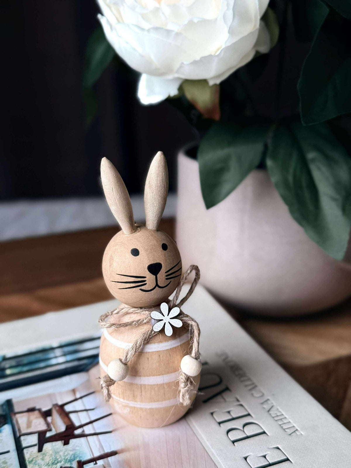 Lapin de Pâques wood - plusieurs tailles