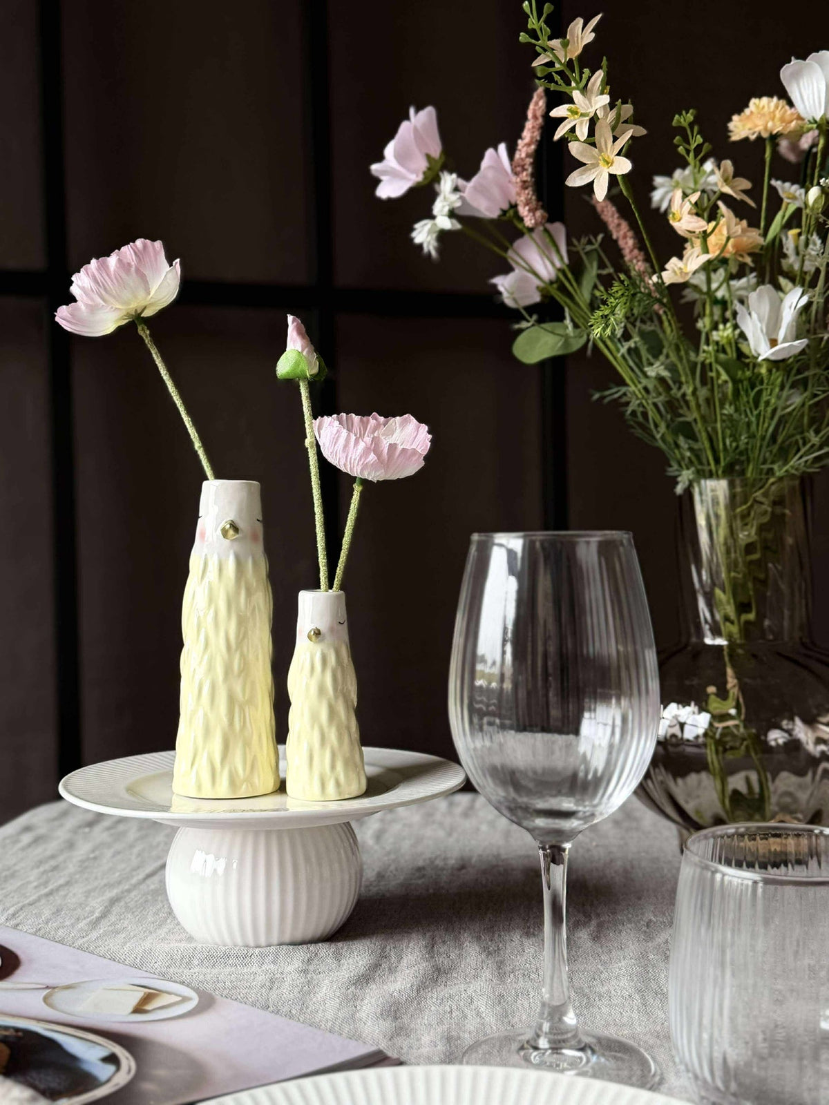 Vase - Jaune en plusieurs tailles