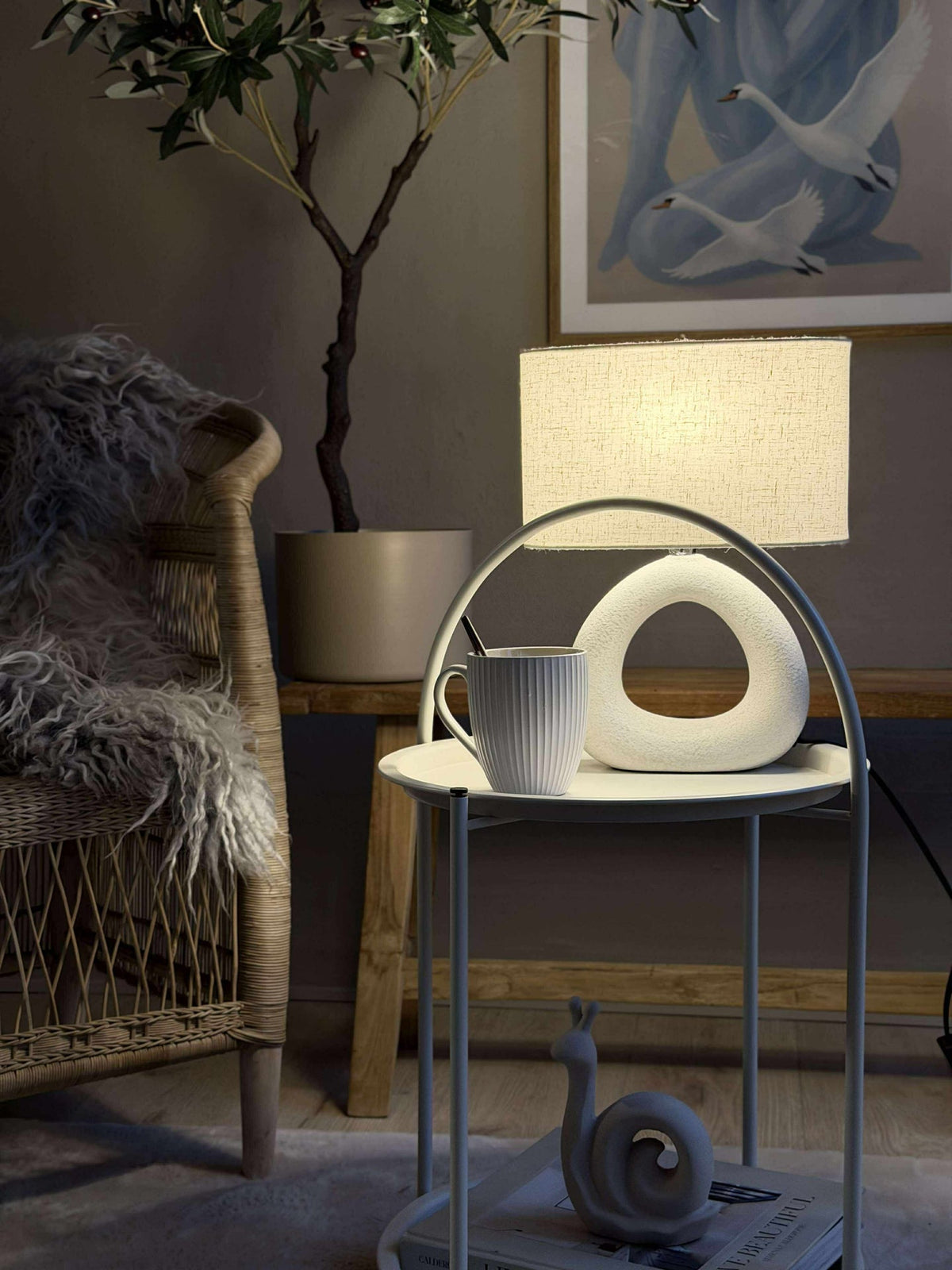 Lampe de table STONEWARE - Naturel clair