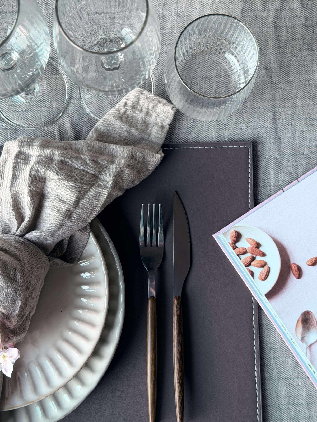Set de table Gris chaud