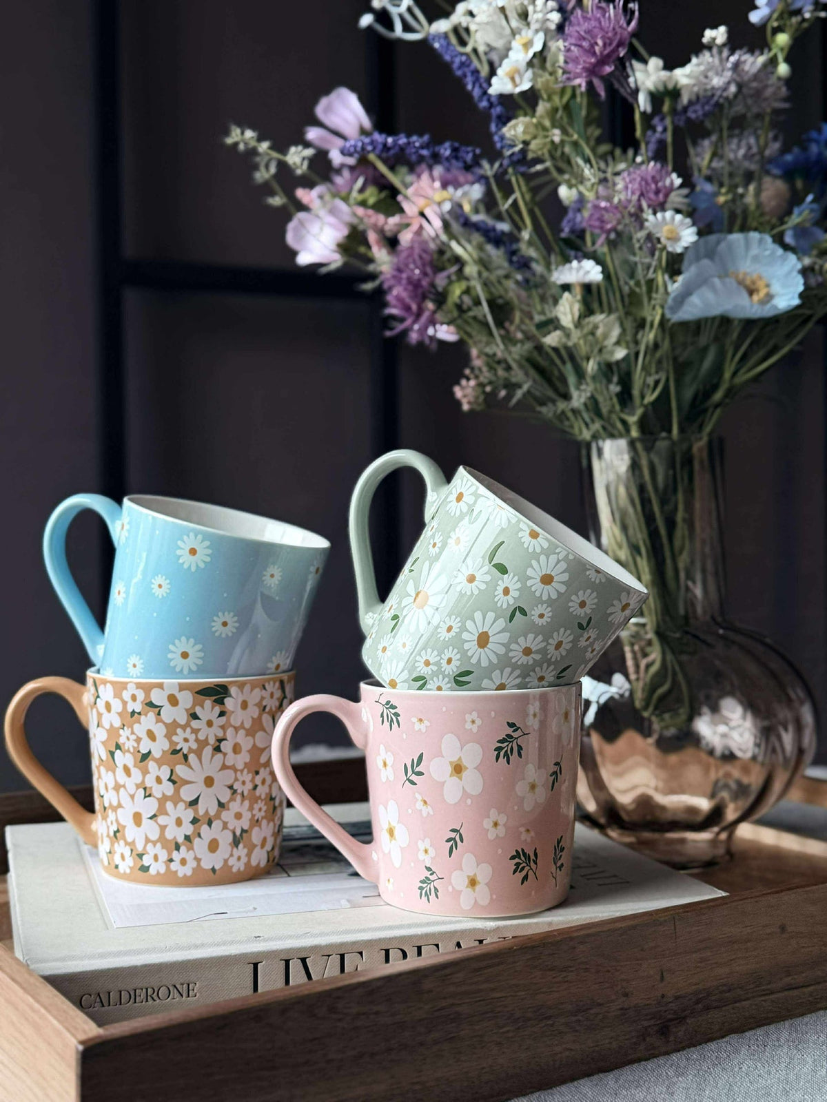 Tasse dans de jolies couleurs - Flower