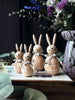 Lapin de Pâques wood - plusieurs tailles