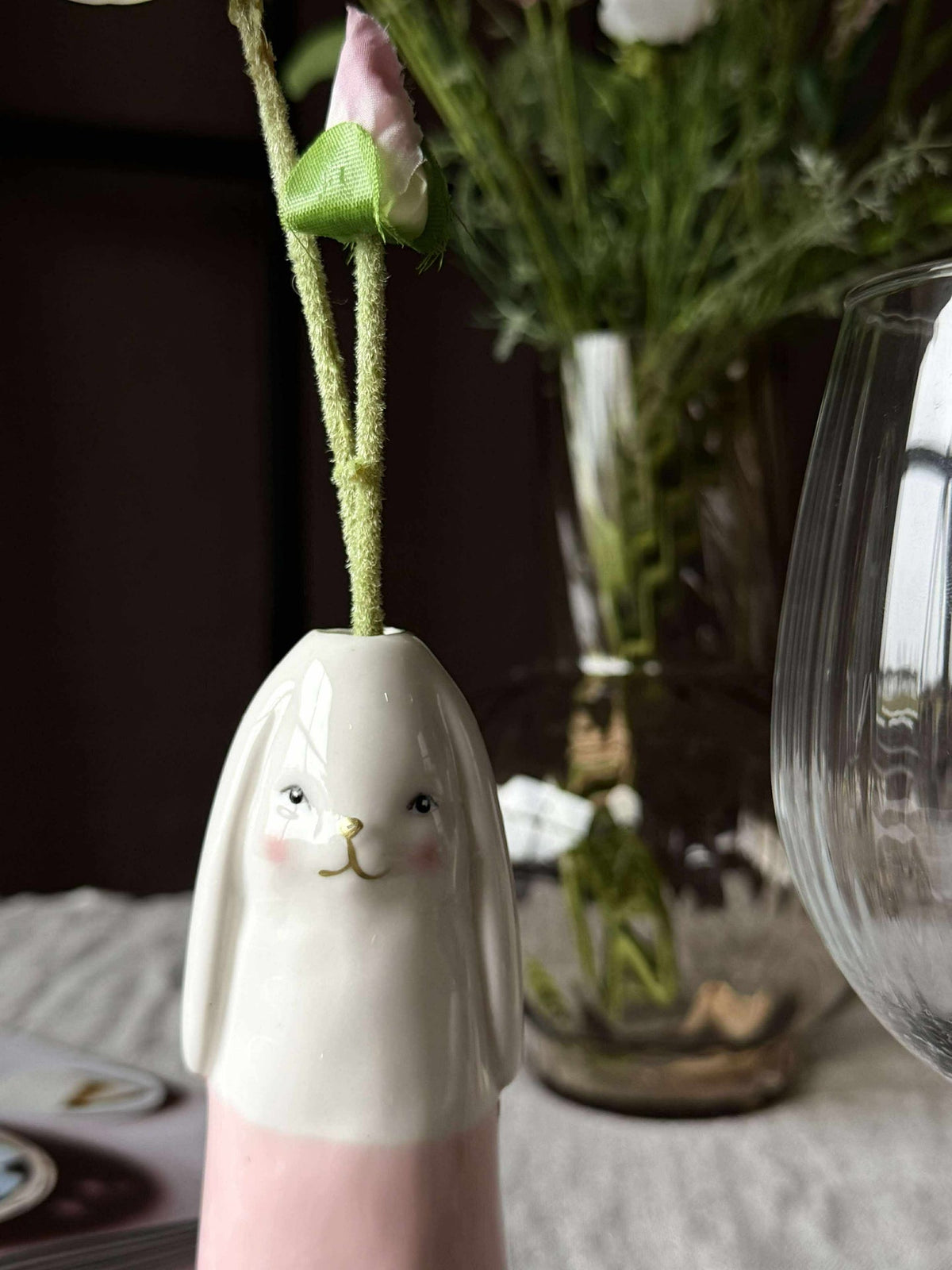 Vase - Lapin rose en plusieurs tailles