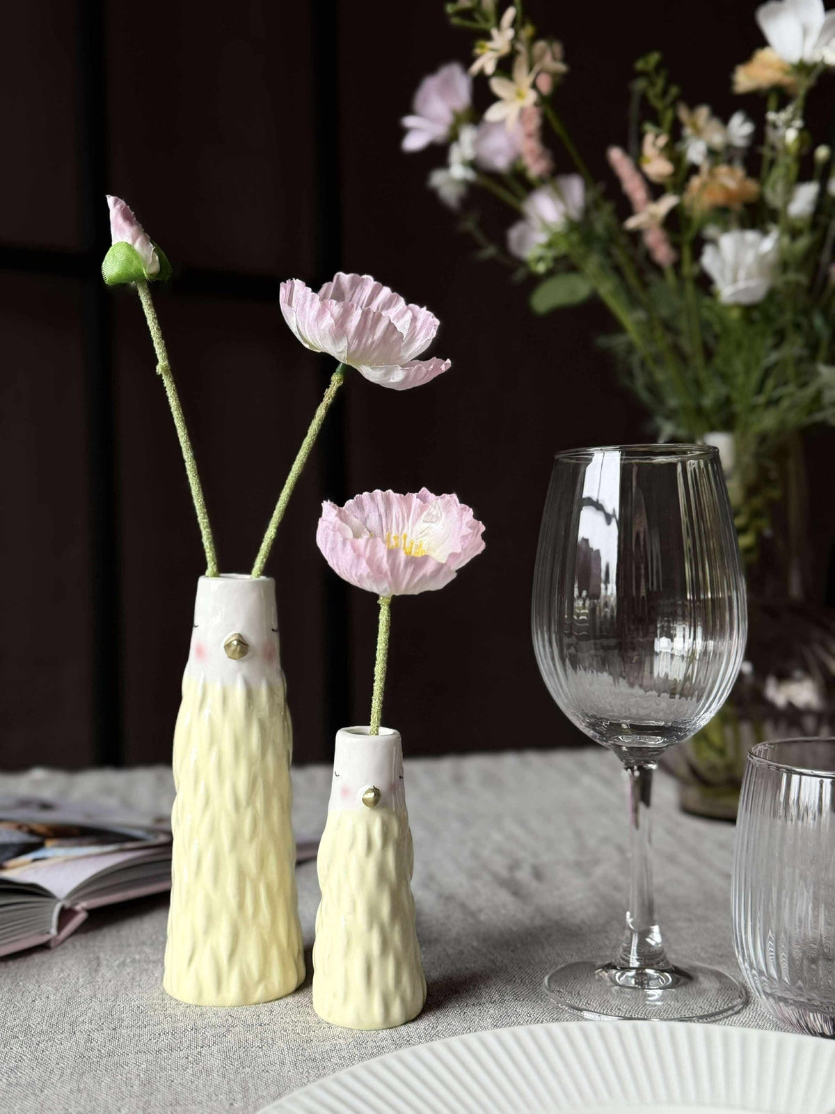 Vase - Jaune en plusieurs tailles