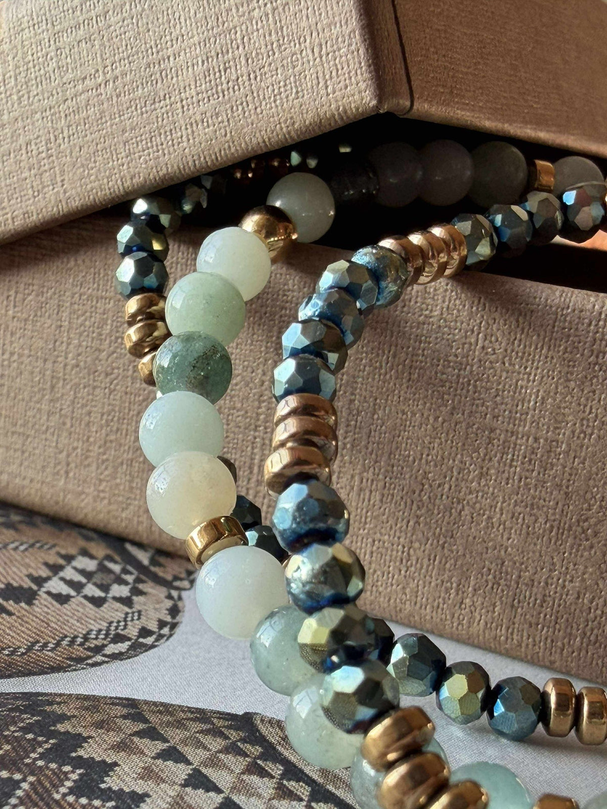 Bracelet Leah Emerald – Lot de 3 pièces
