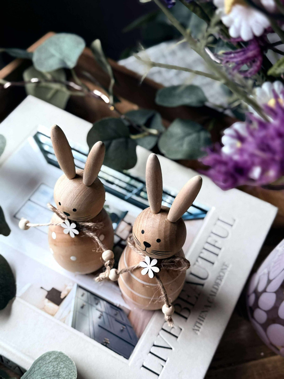 Lapin de Pâques wood - plusieurs tailles