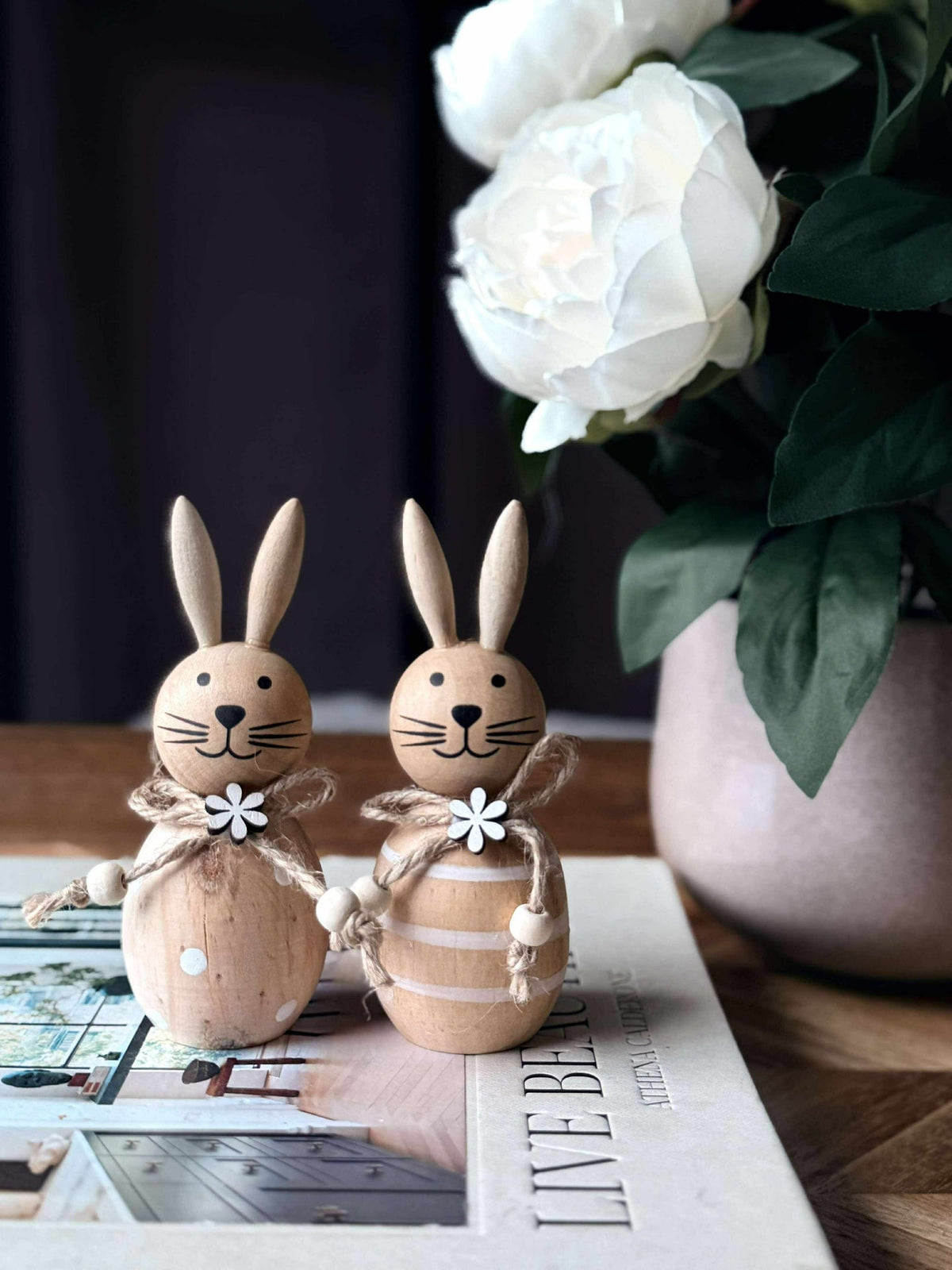 Lapin de Pâques wood - plusieurs tailles