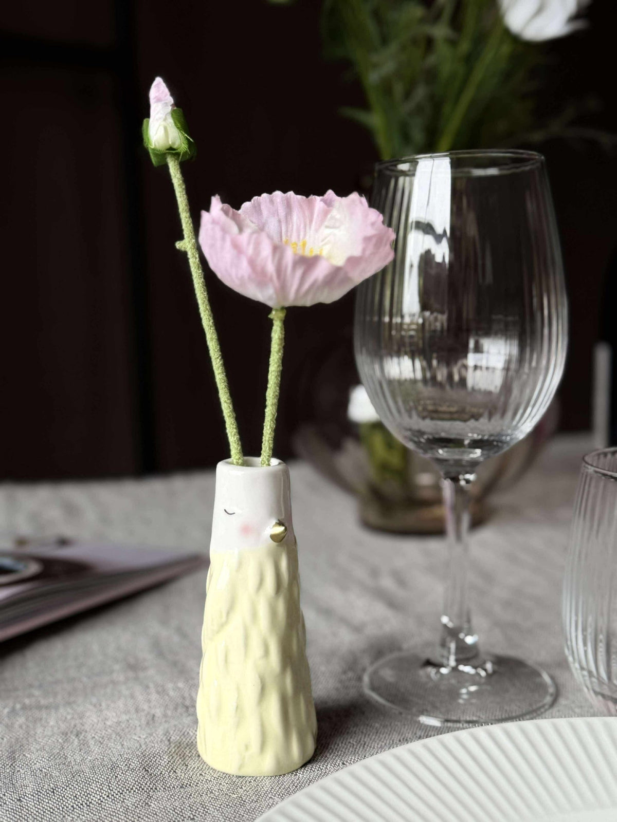 Vase - Jaune en plusieurs tailles