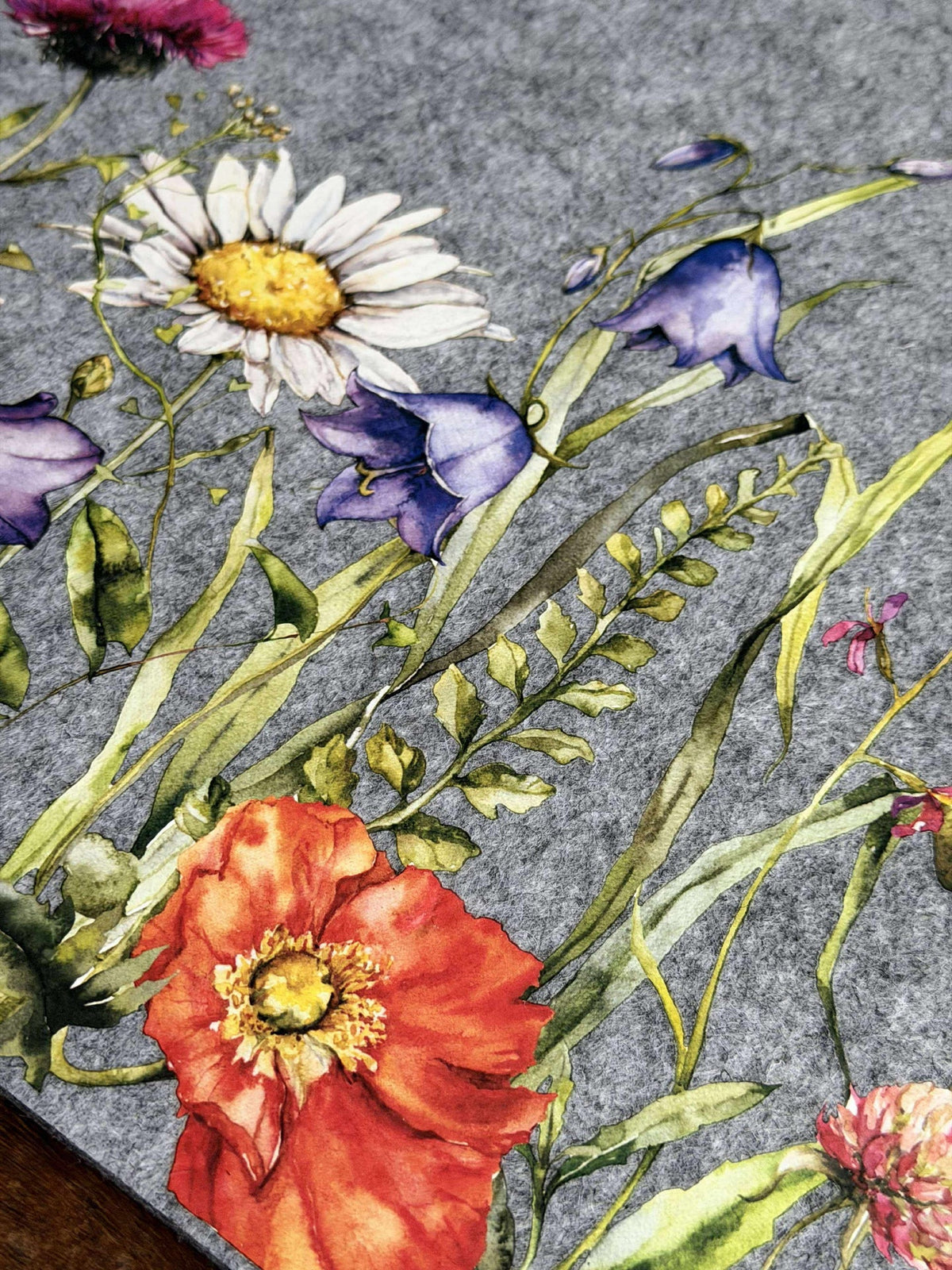 Easter placemat - Grey square