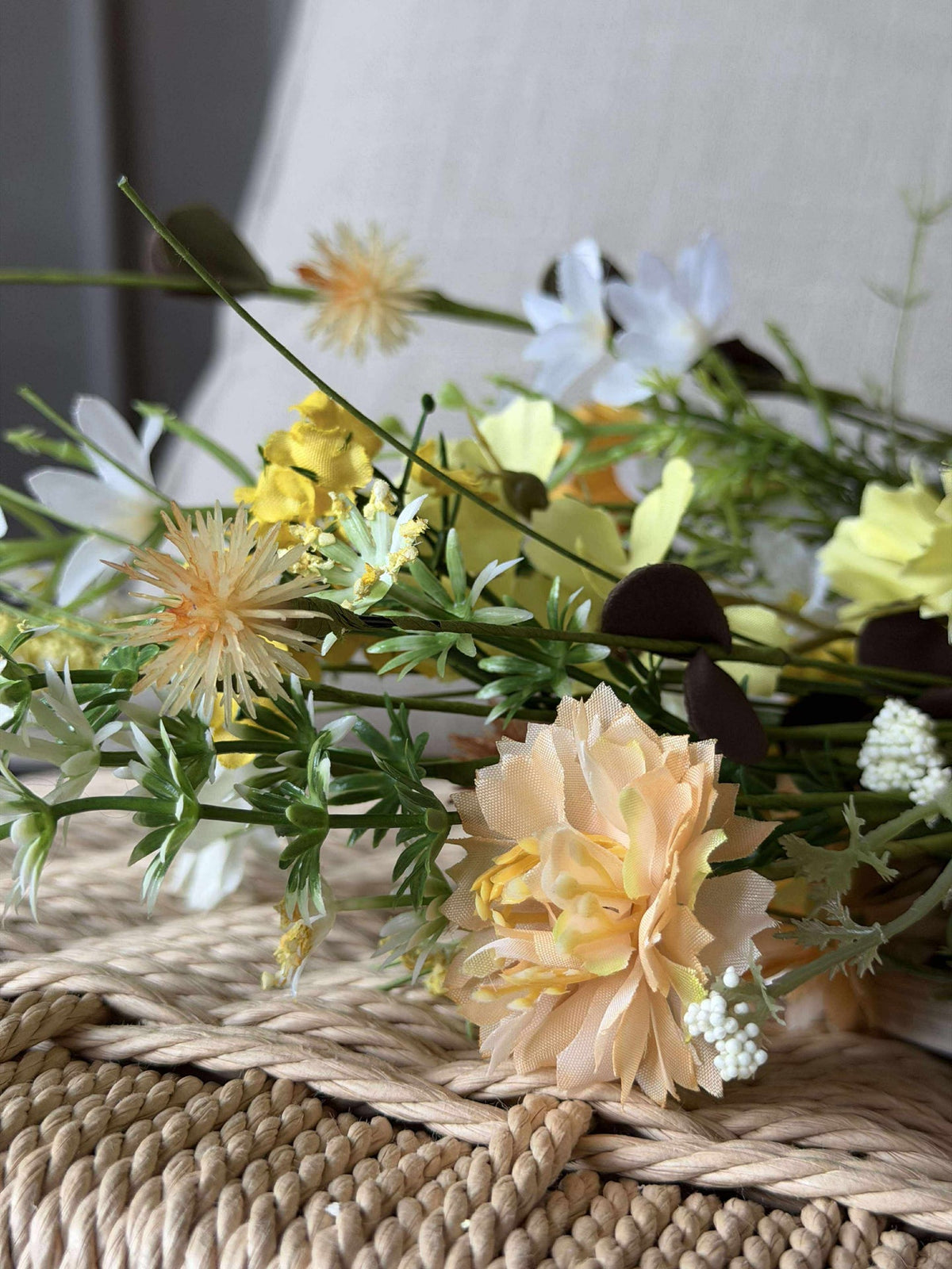 Bouquet Blanc / Jaune - WILD FLORA