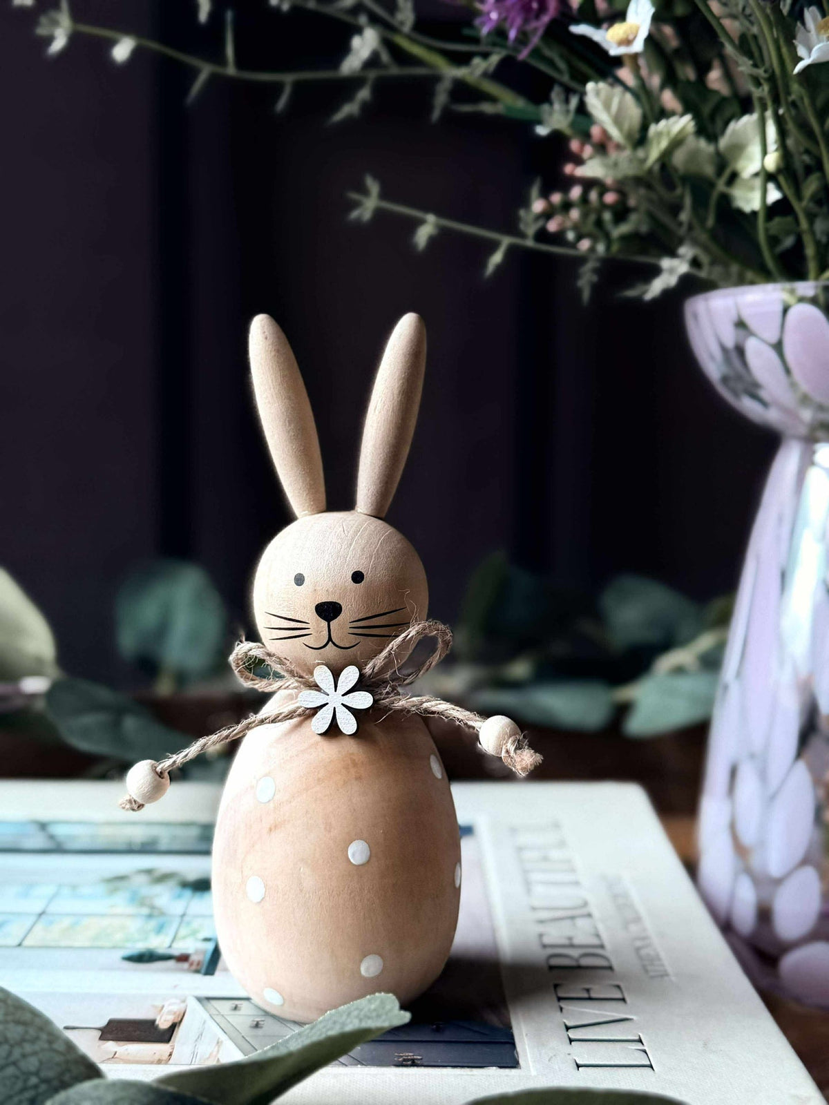 Lapin de Pâques wood - plusieurs tailles
