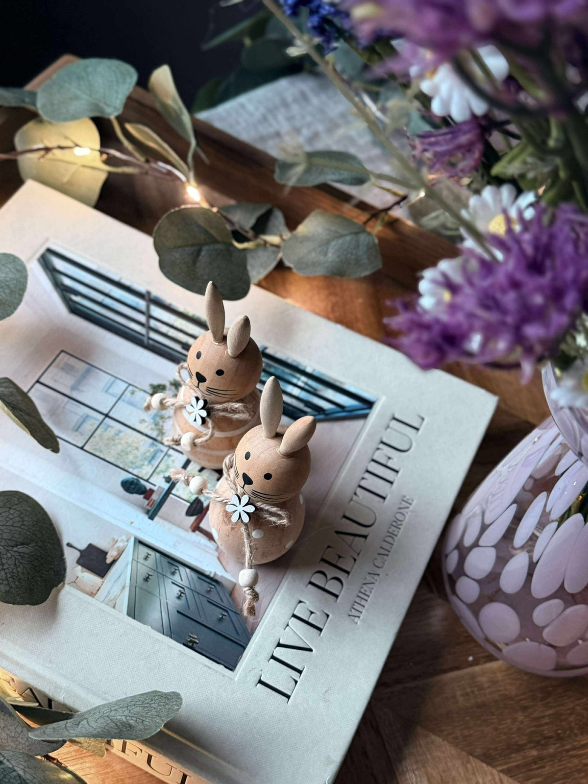 Lapin de Pâques wood - plusieurs tailles
