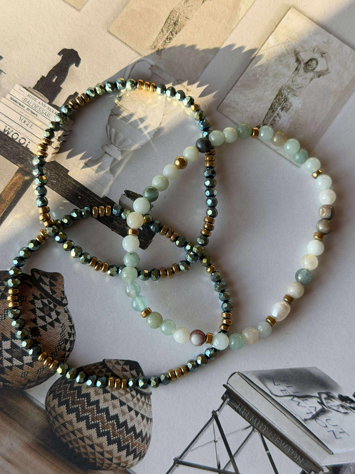 Bracelet Leah Emerald – Lot de 3 pièces