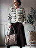 Cardigan Rayures vertes