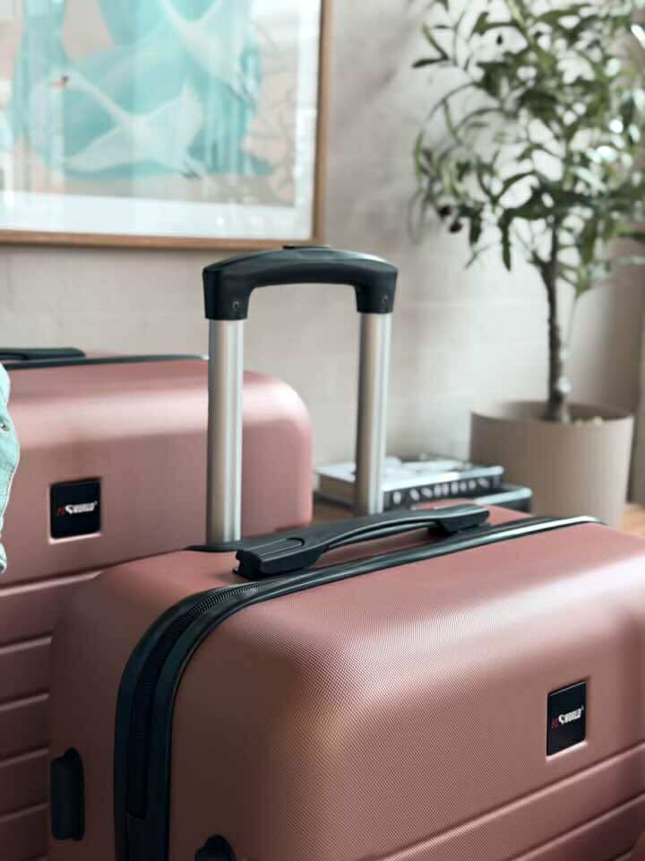 Set de valises de 3 pièces – Rose